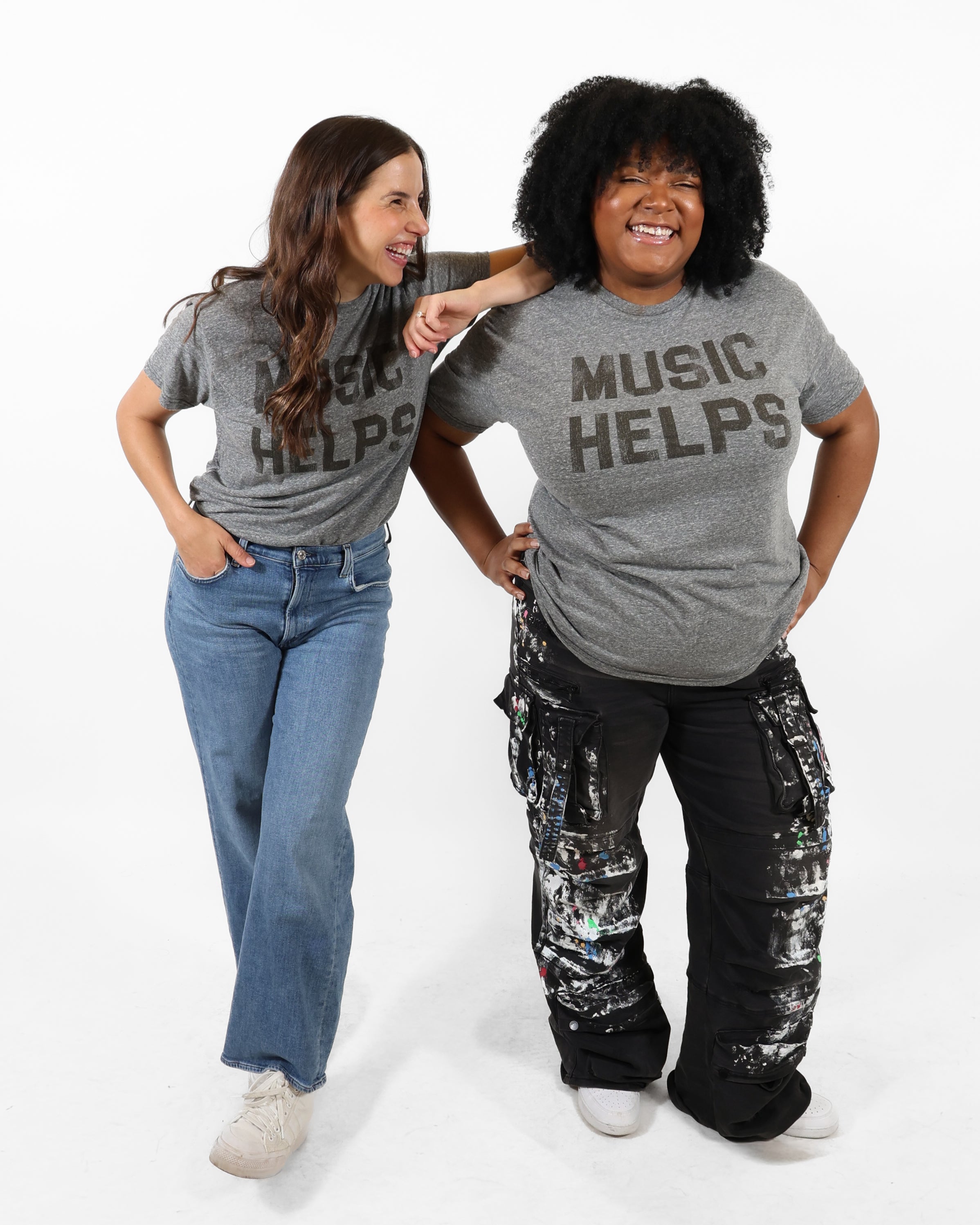 ROCK HALL MUSIC HELPS UNISEX T-SHIRT