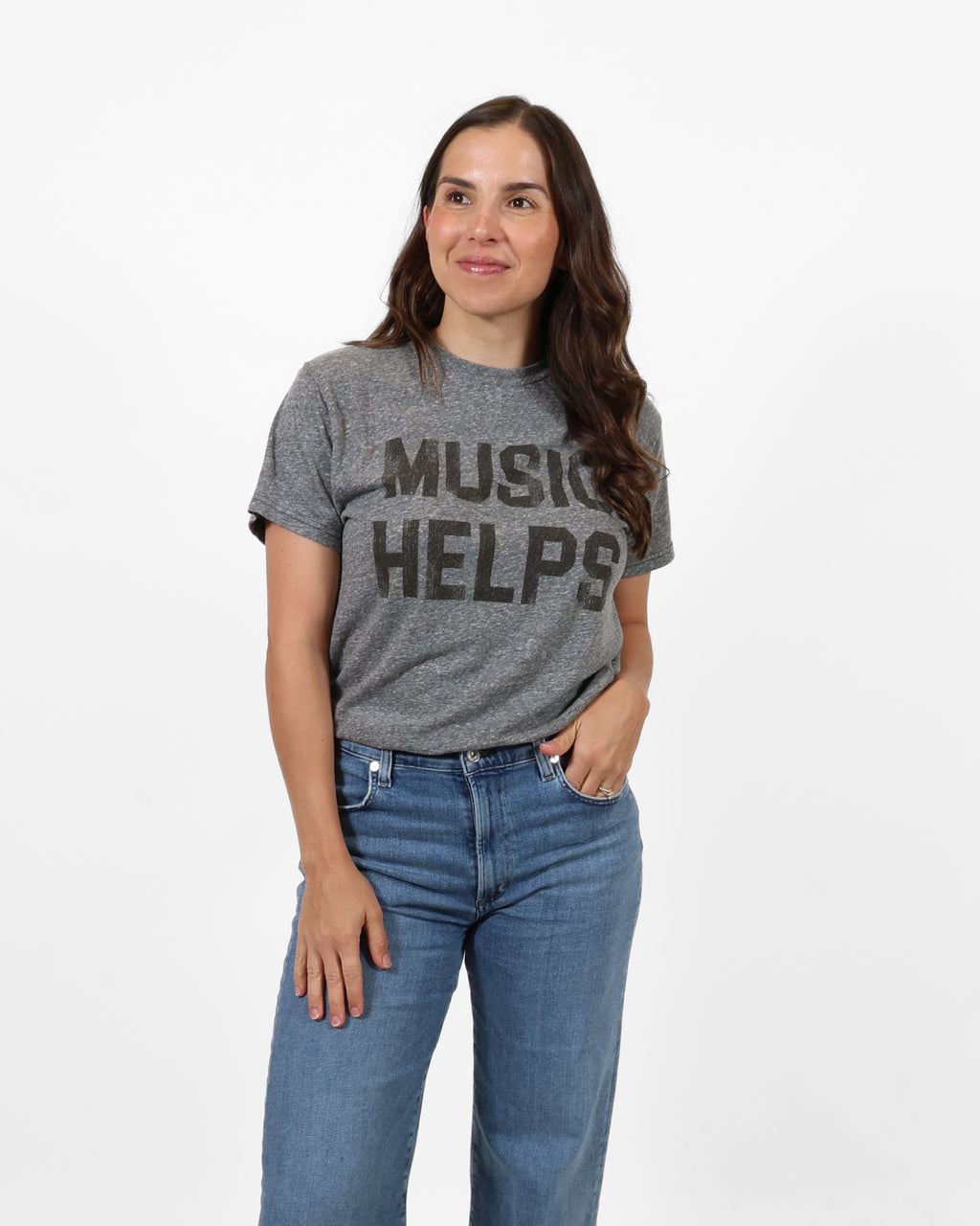 ROCK HALL MUSIC HELPS UNISEX T-SHIRT