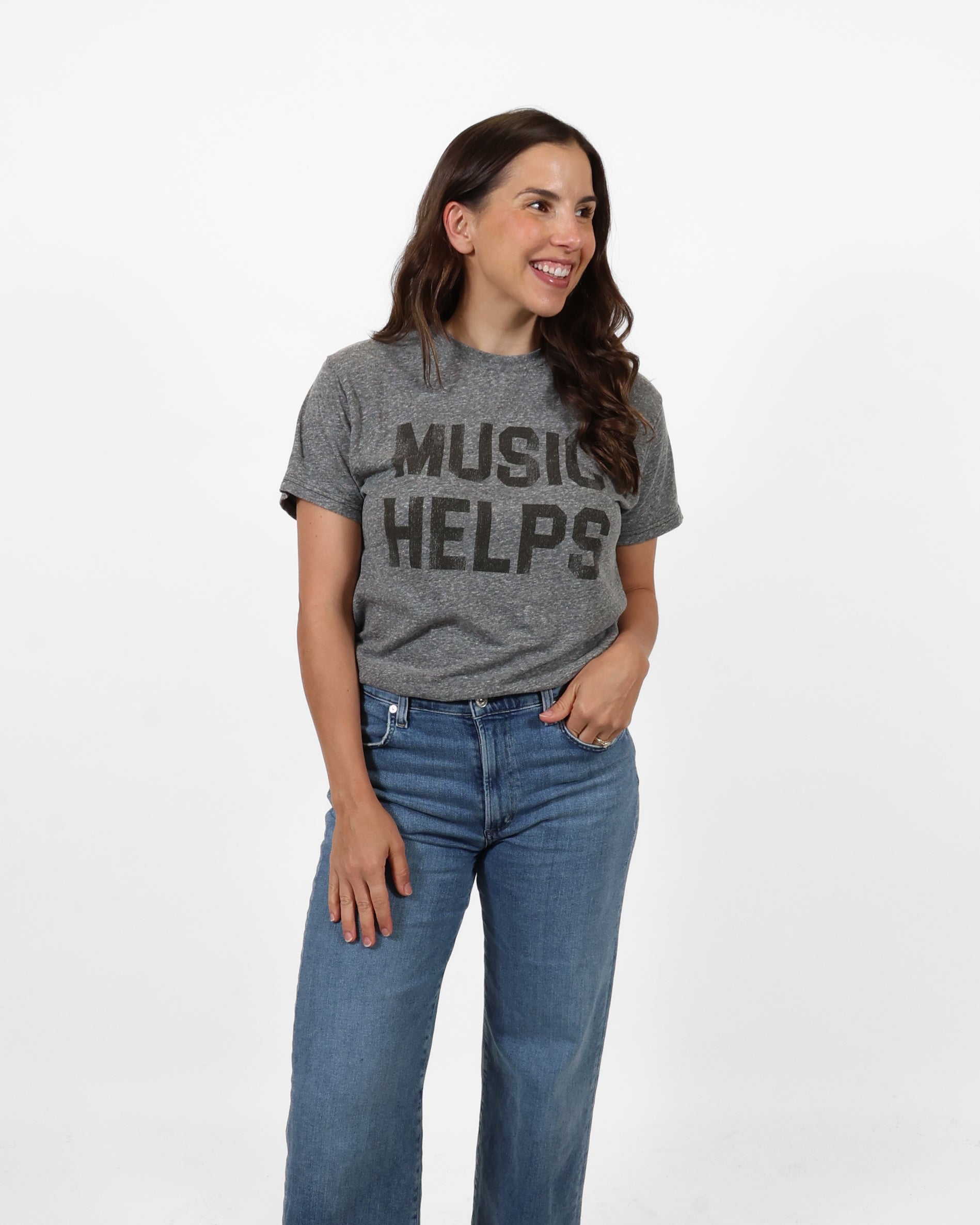 ROCK HALL MUSIC HELPS UNISEX T-SHIRT