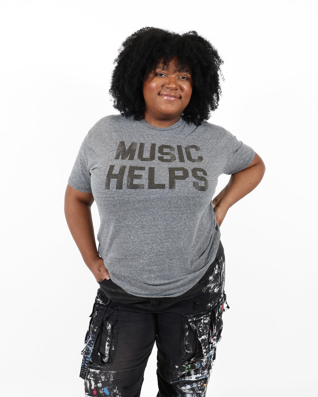 ROCK HALL MUSIC HELPS UNISEX T-SHIRT