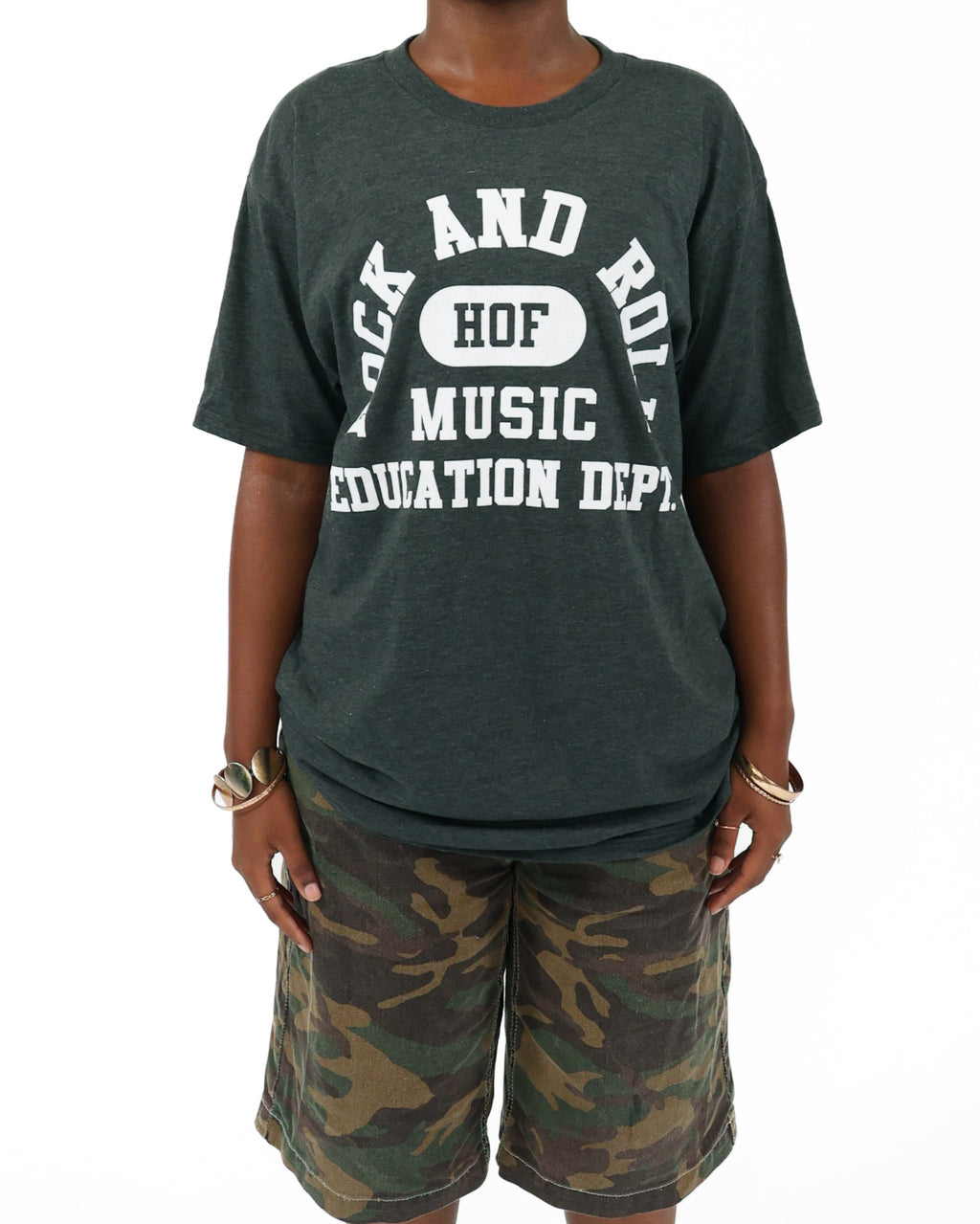 ROCK HALL MUSIC EDUCATION DEPT GREY T-SHIRT