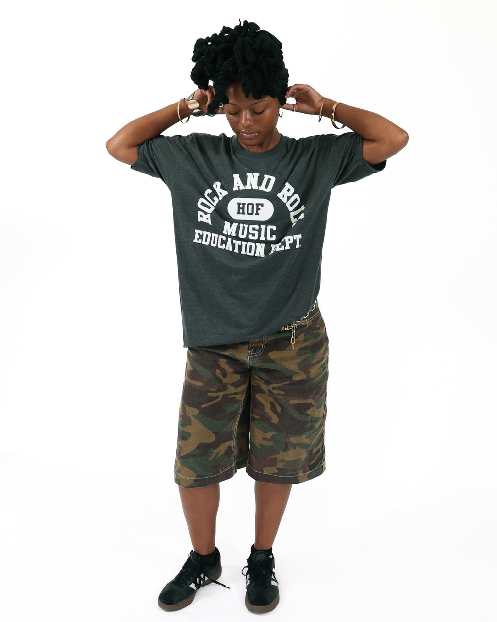 ROCK HALL MUSIC EDUCATION DEPT GREY T-SHIRT