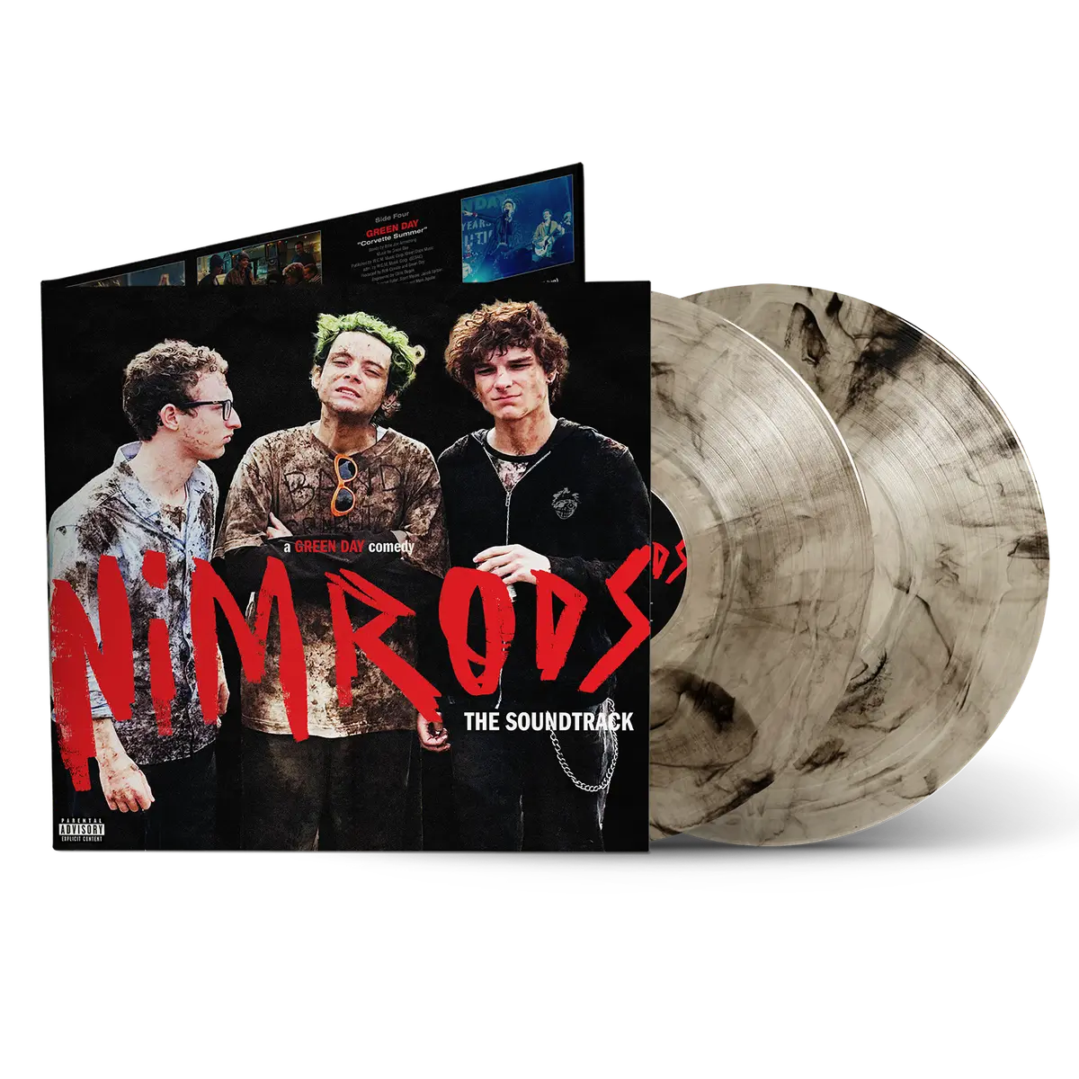 GREEN DAY & VARIOUS ARTISTS NIMRODS: THE SOUNDTRACK INDIE EXCLUSIVE MUD COLOR VINYL LP