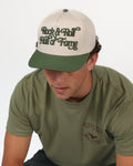ROCK HALL OLIVE TWO TONE SUPPORT LIVE MUSIC HAT