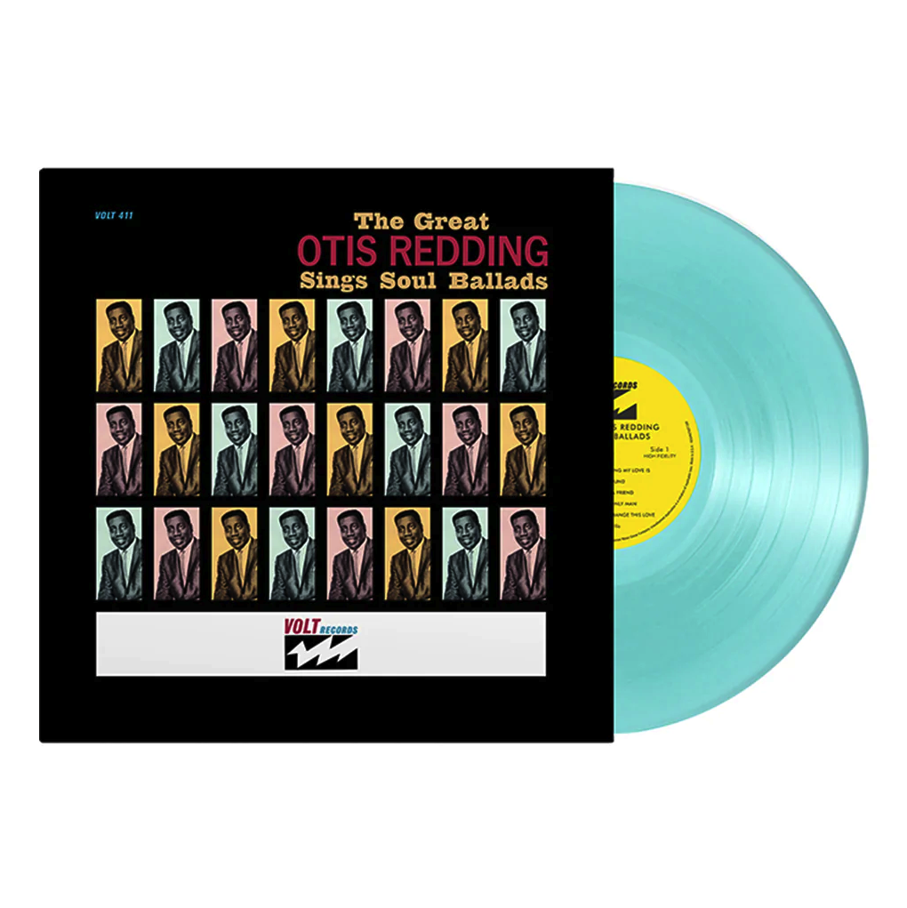 OTIS REDDING - THE GREAT OTIS REDDING SINGS SOUL BALLADS - BLUE COLOR - VINYL LP