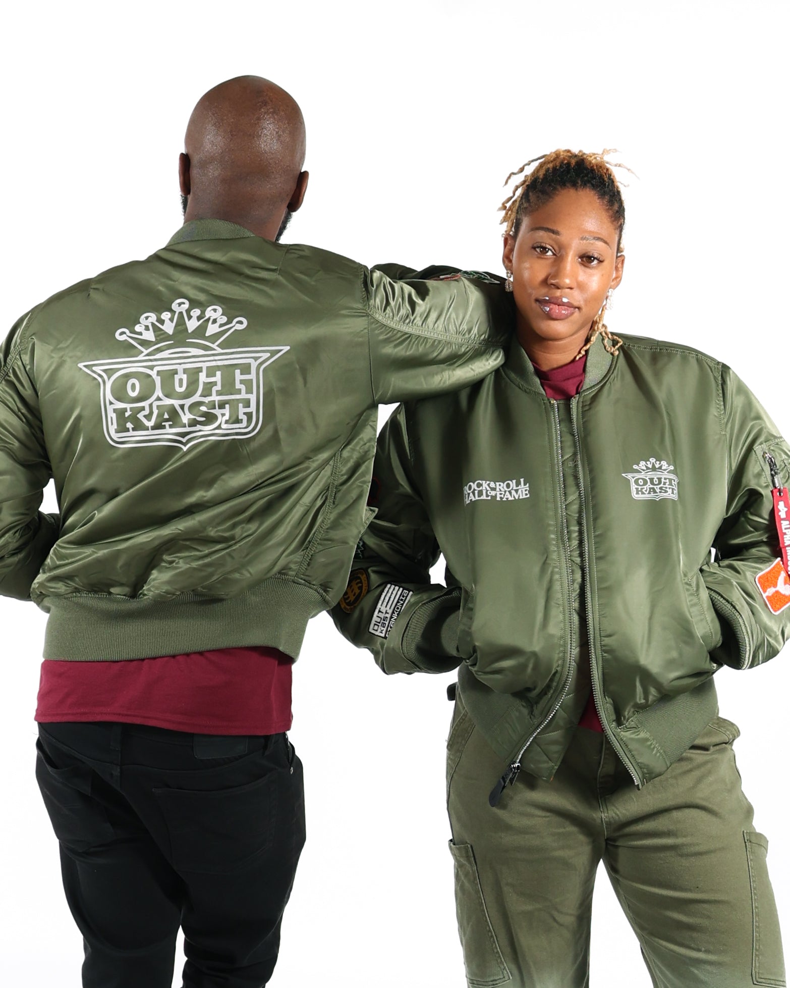 ROCK HALL 2025 x OUTKAST x ALPHA INDUSTRIES - REVERSIBLE BOMBER JACKET