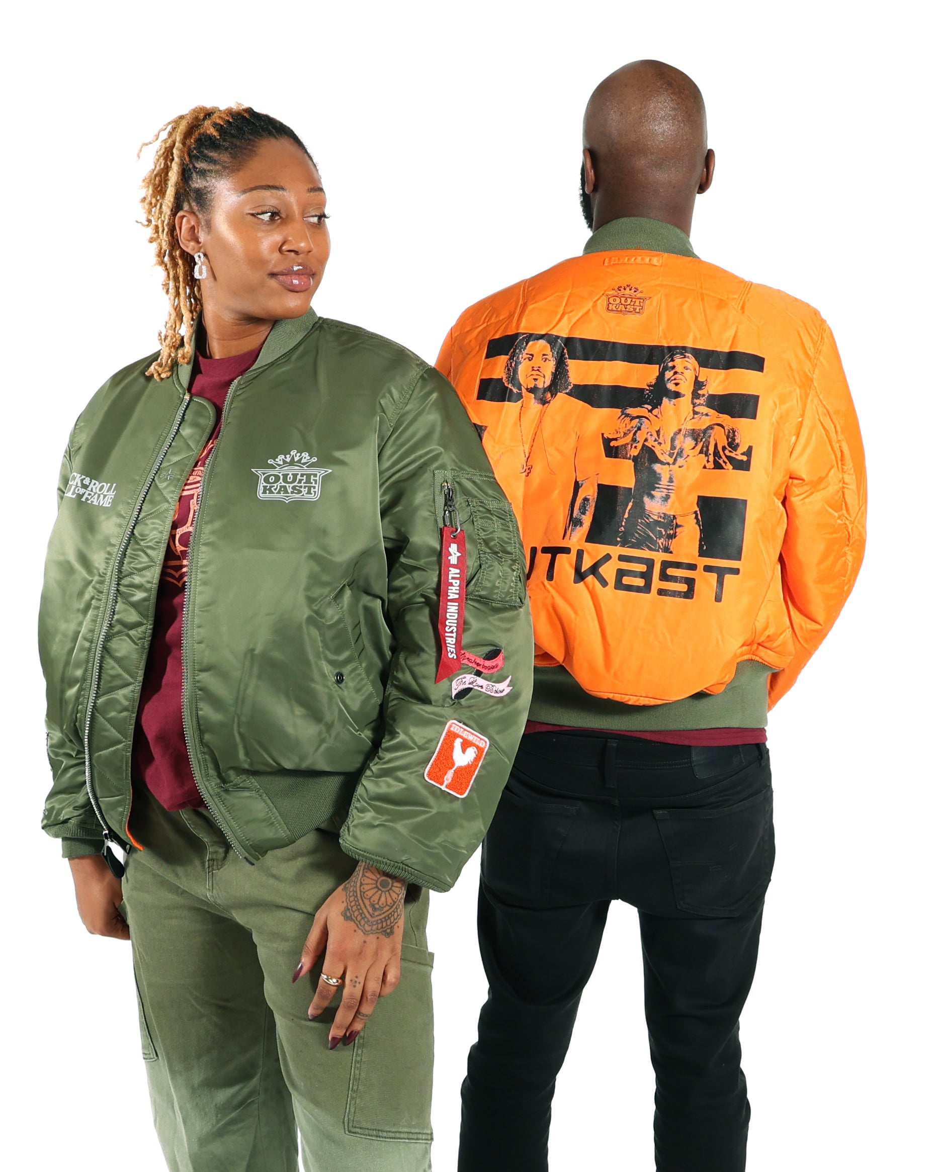 ROCK HALL 2025 x OUTKAST x ALPHA INDUSTRIES - REVERSIBLE BOMBER JACKET