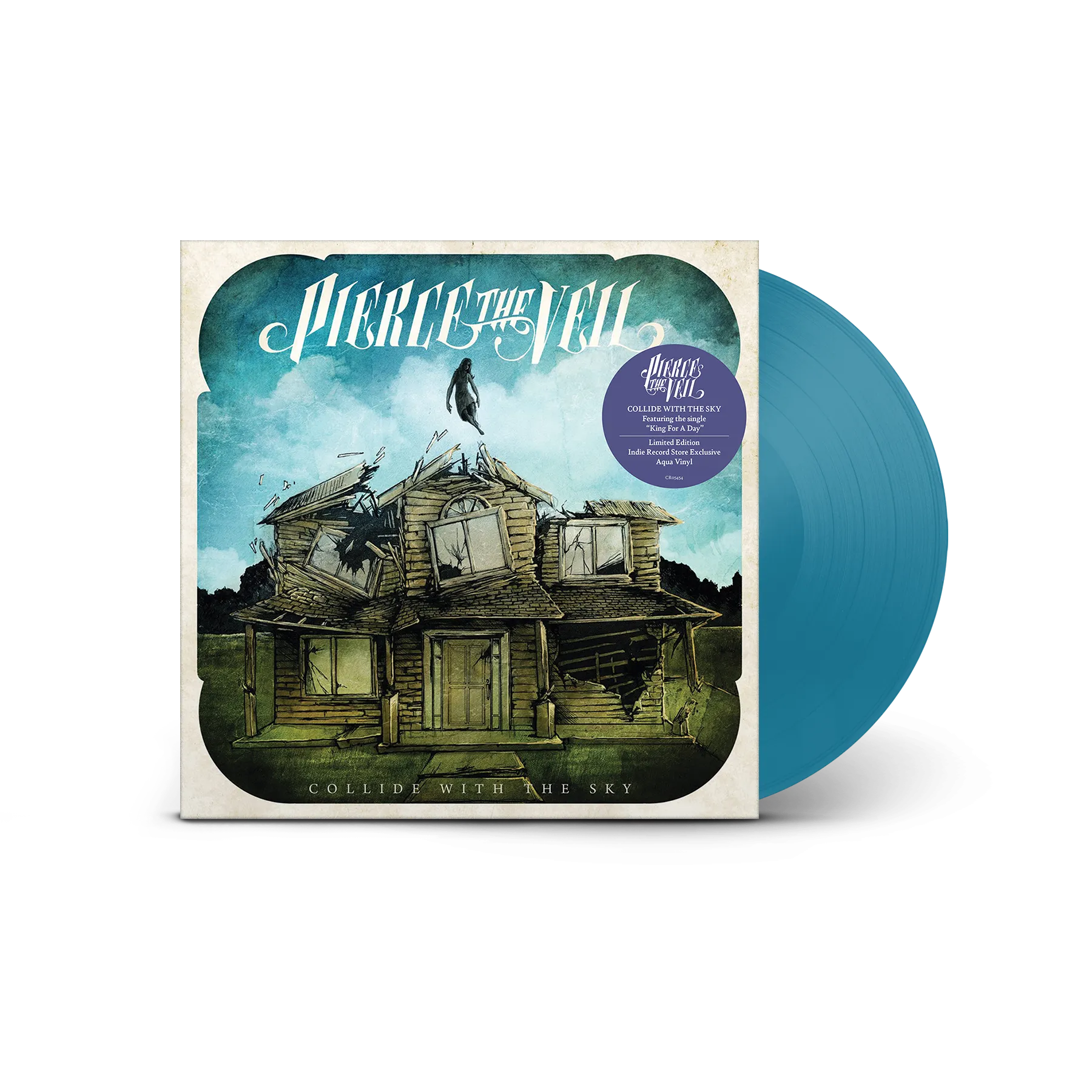 PIERCE THE VEIL - COLLIDE WITH THE SKY - INDIE EXCLUSIVE - AQUA COLOR - VINYL LP