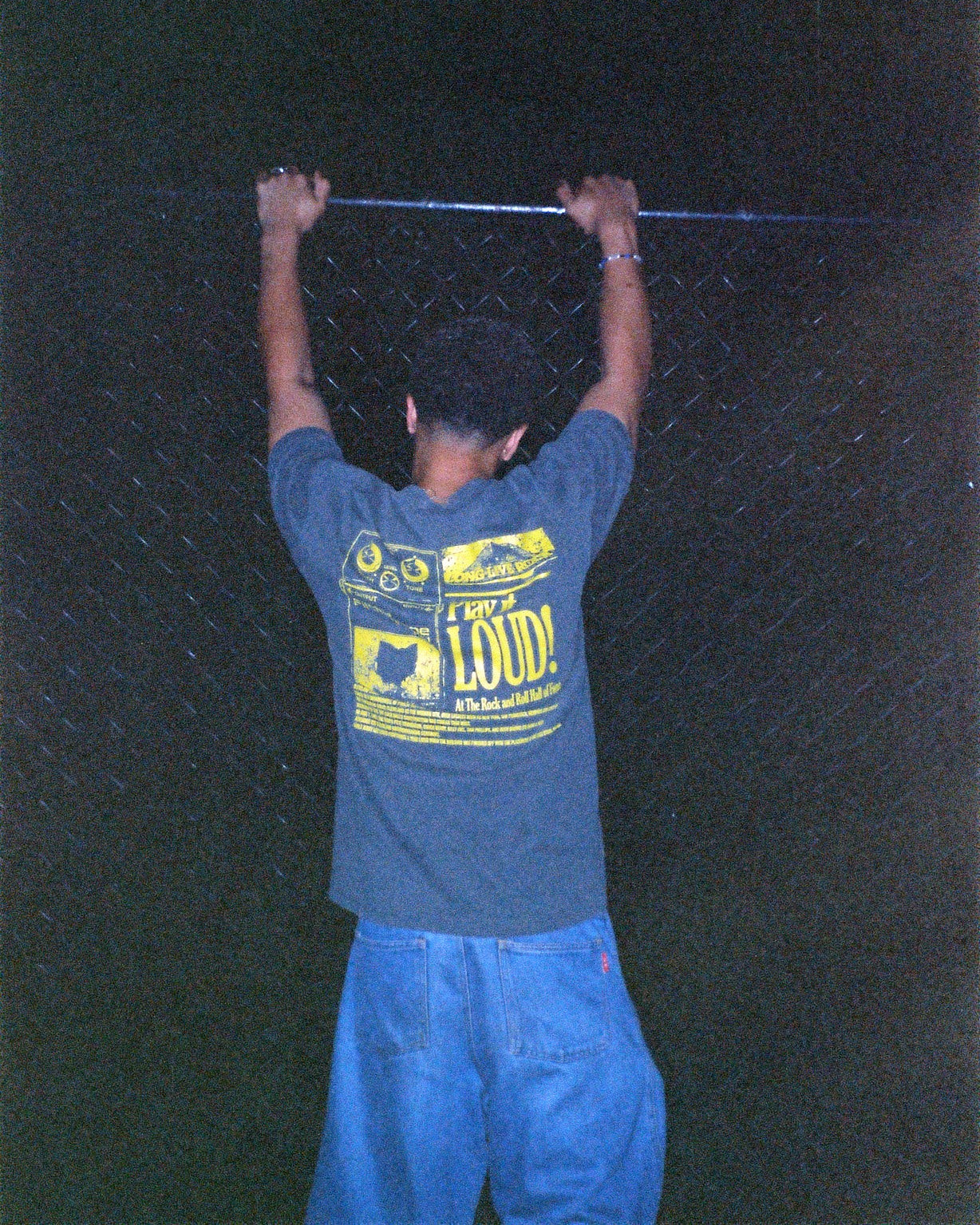 ROCK HALL PLAY IT LOUD GUITAR PEDAL BLACK T-SHIRT