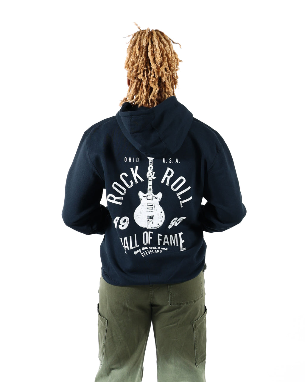 ROCK HALL PREPPY GUITAR ZIP UP HOODIE