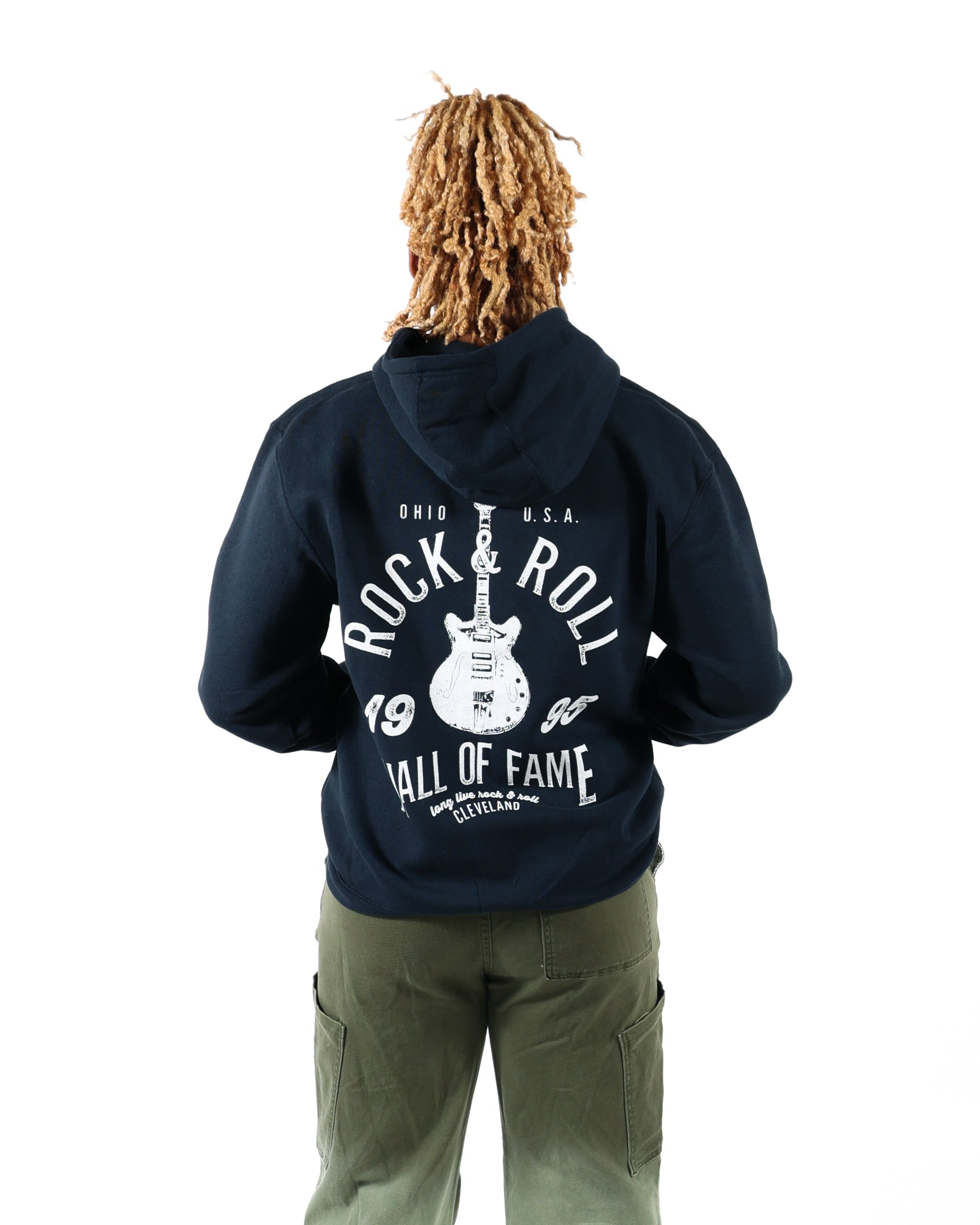 ROCK HALL PREPPY GUITAR ZIP UP HOODIE