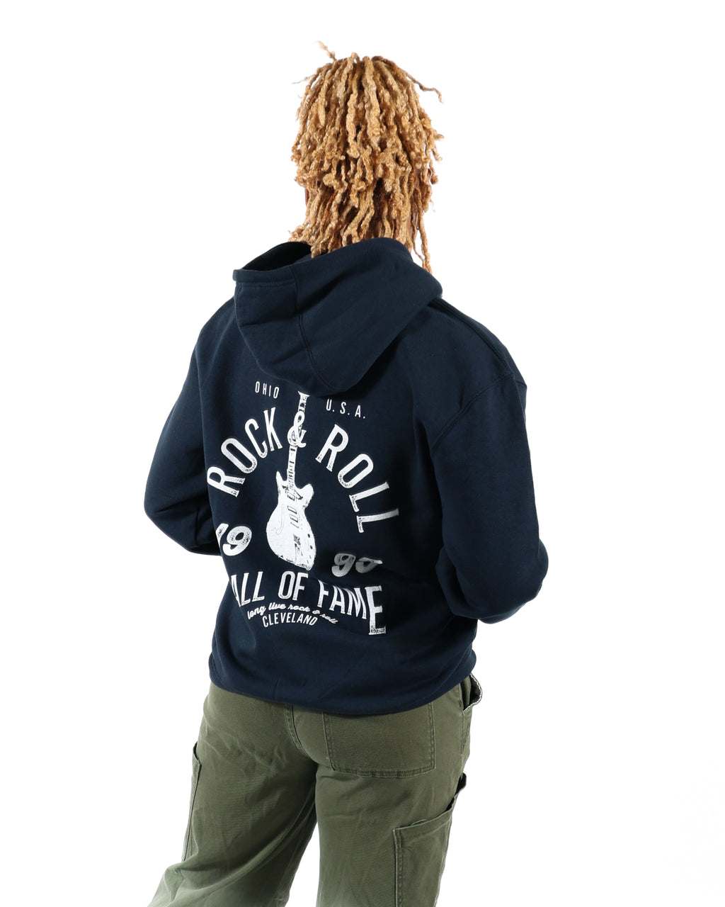 ROCK HALL PREPPY GUITAR ZIP UP HOODIE