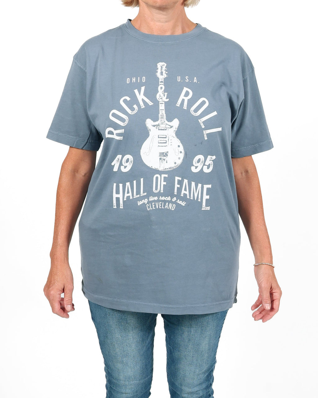 ROCK HALL PREPPY GUITAR RELAXED T-SHIRT