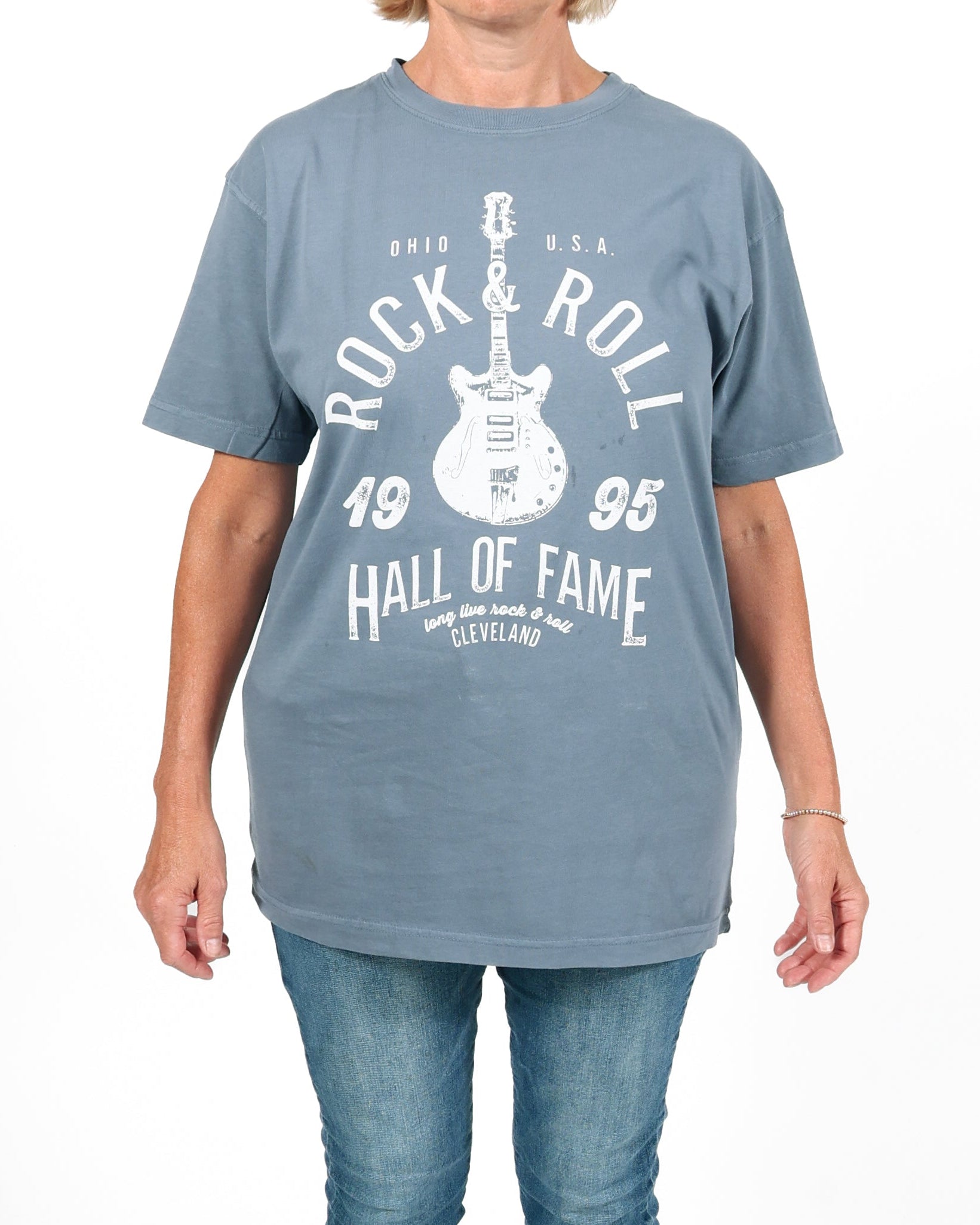 ROCK HALL PREPPY GUITAR RELAXED T-SHIRT