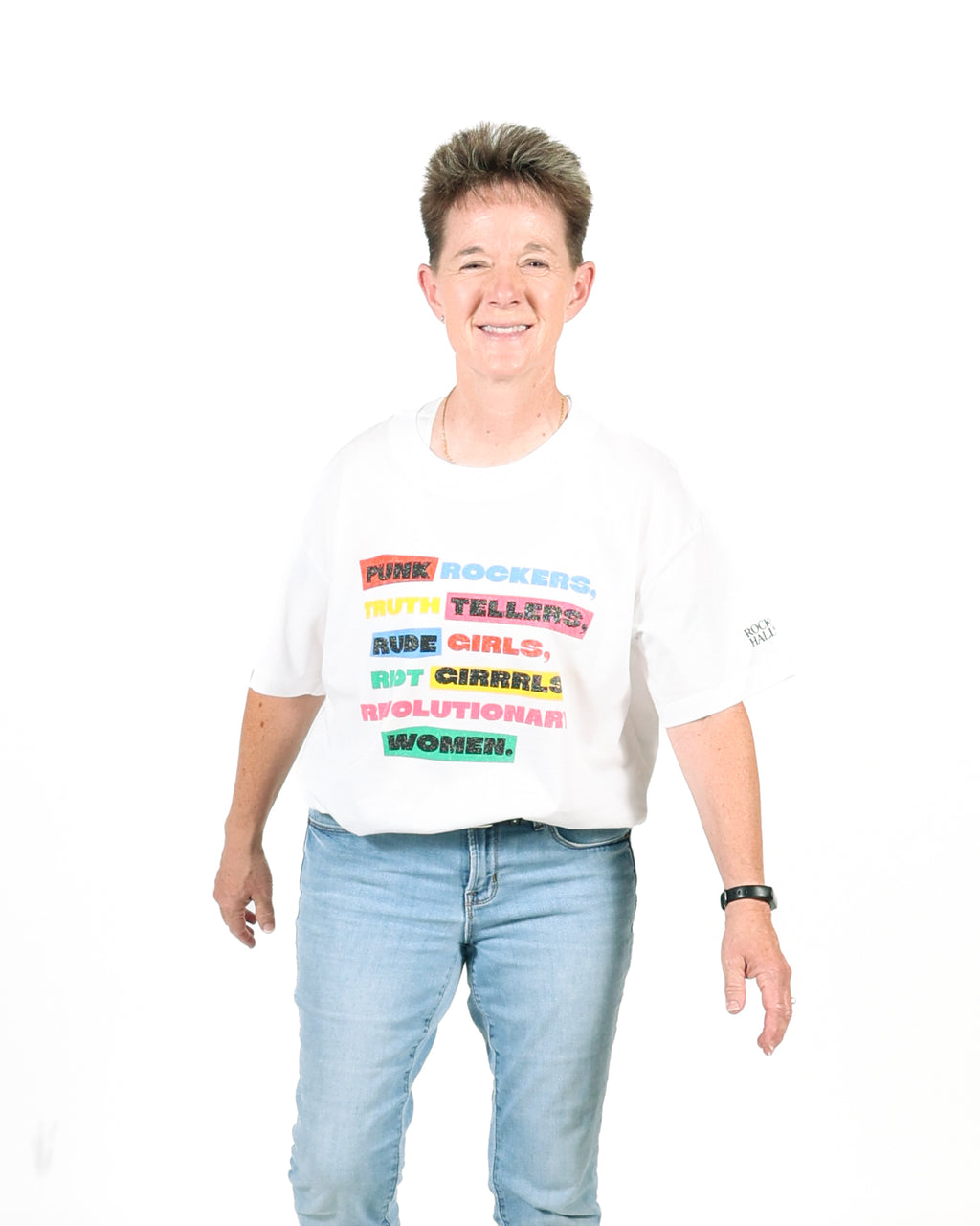 ROCK HALL PUNK GIRL FITTED T-SHIRT