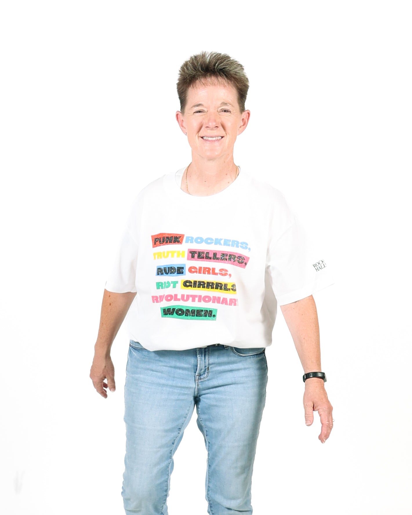 ROCK HALL PUNK GIRL FITTED T-SHIRT