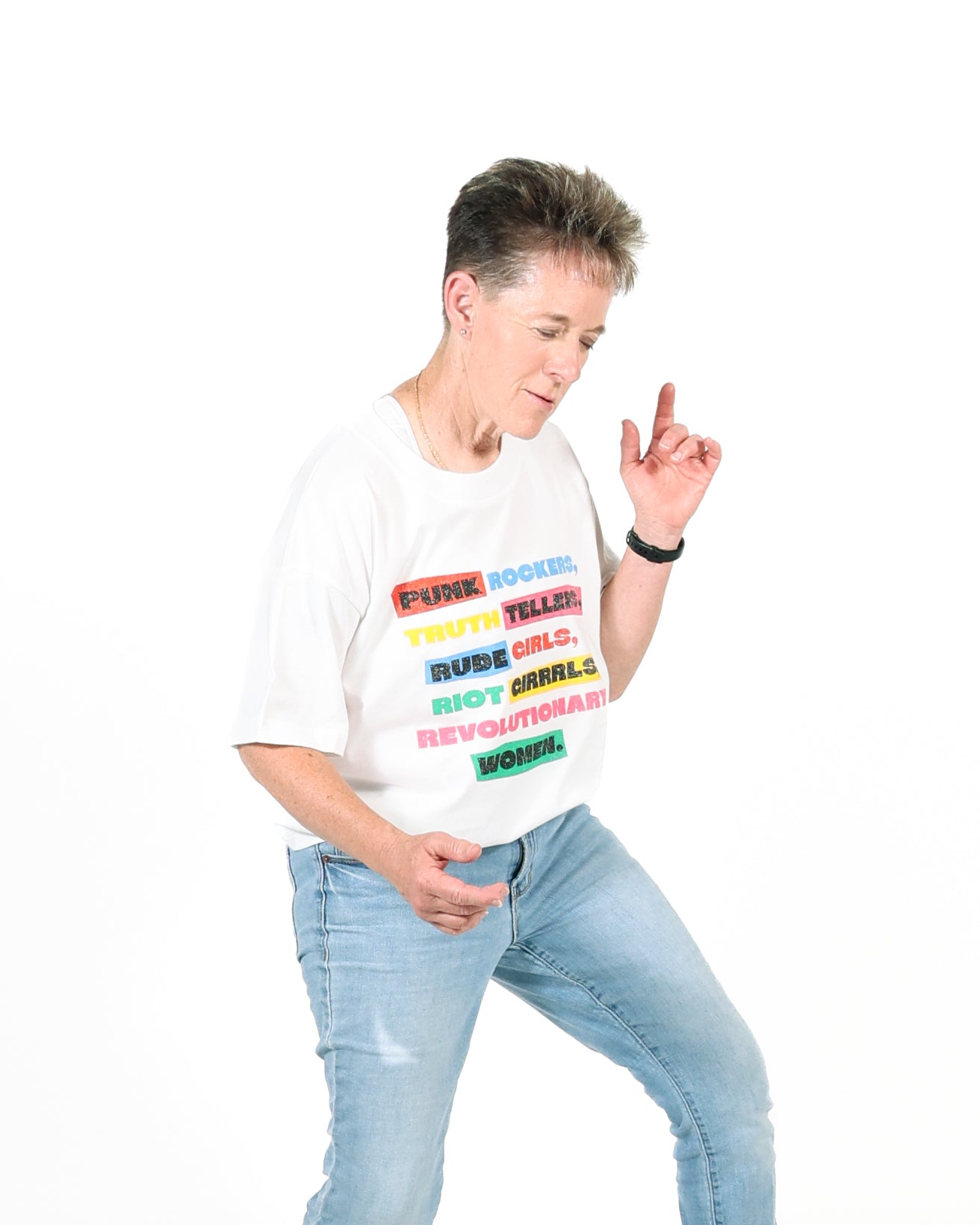 ROCK HALL PUNK GIRL FITTED T-SHIRT