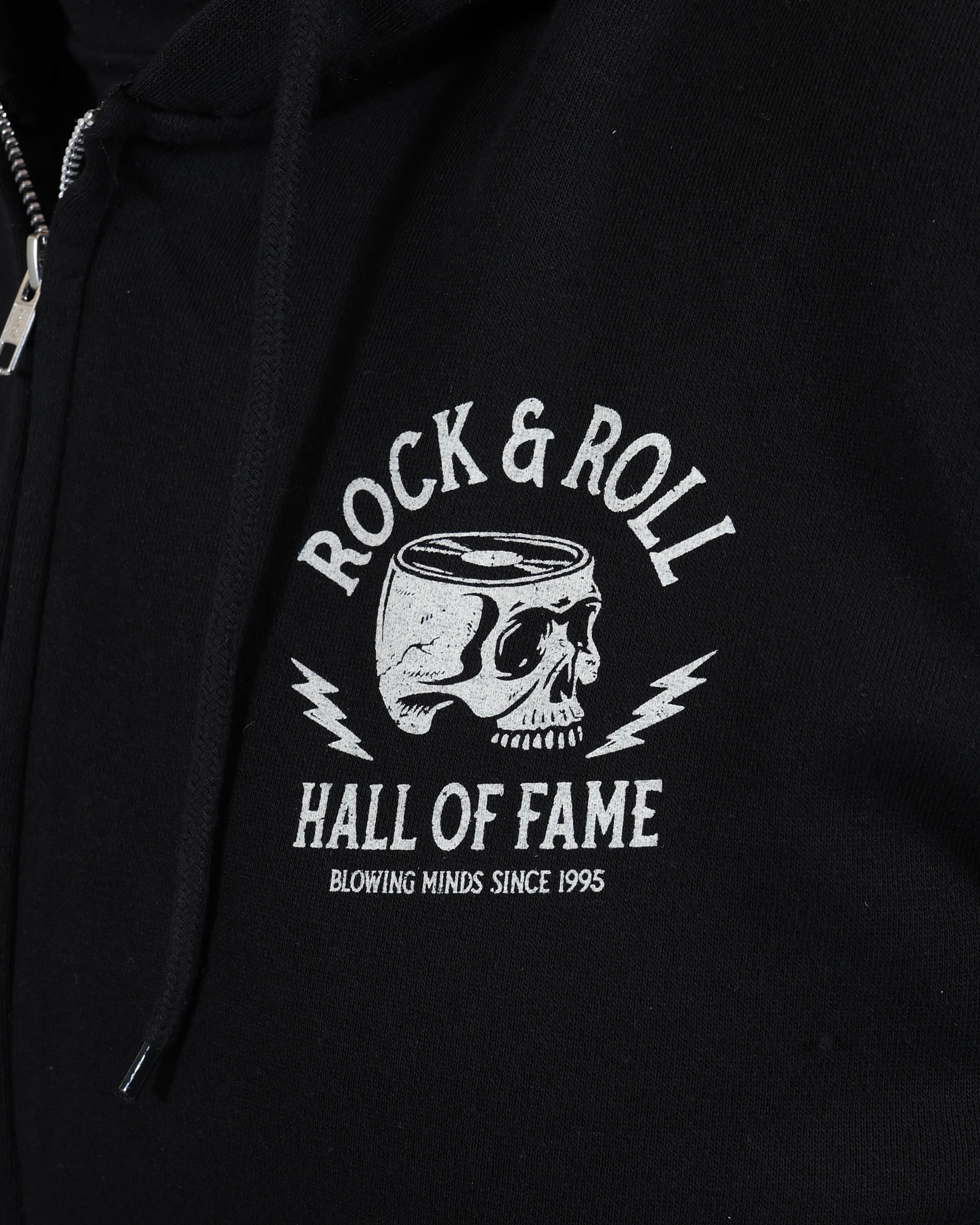 ROCK HALL BLOWING MINDS ZIP UP HOODIE