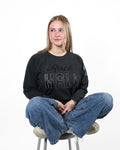 ROCK HALL CHAIN STITCHED FITTED CREWNECK