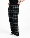 ROCK HALL UNISEX BLACK & GREY FLEECE PANTS