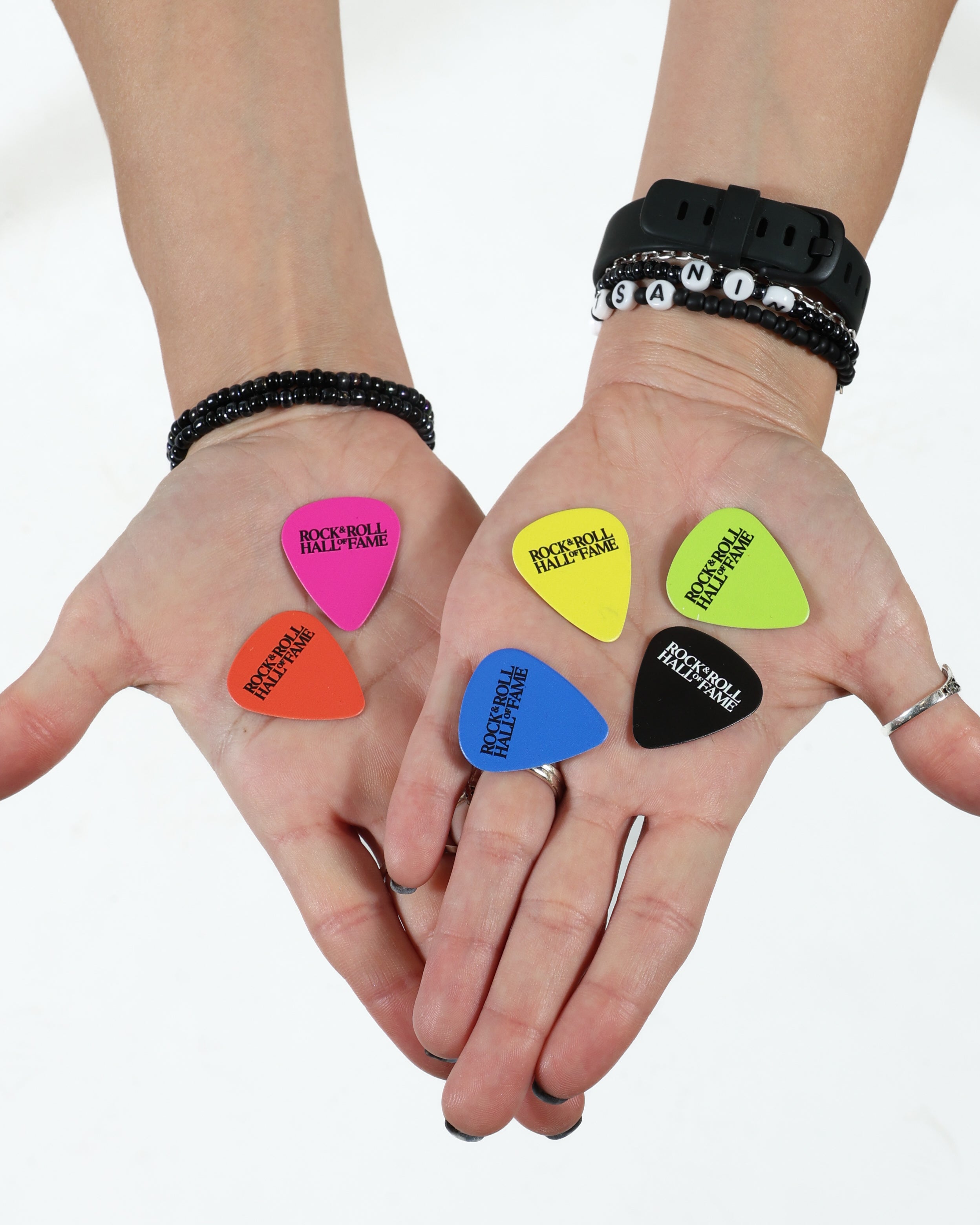 ROCK HALL 6 PACK GUITAR PICKS – Rock & Roll Hall of Fame Museum Store