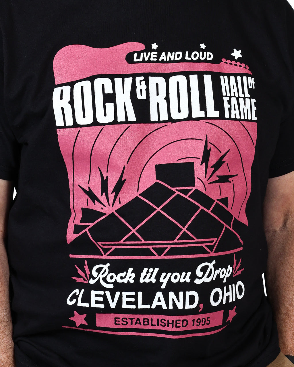 ROCK HALL ROCK POSTER T-SHIRT