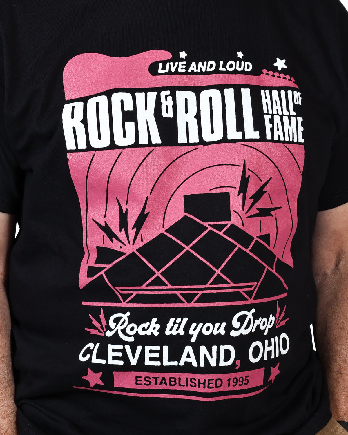 ROCK HALL ROCK POSTER T-SHIRT