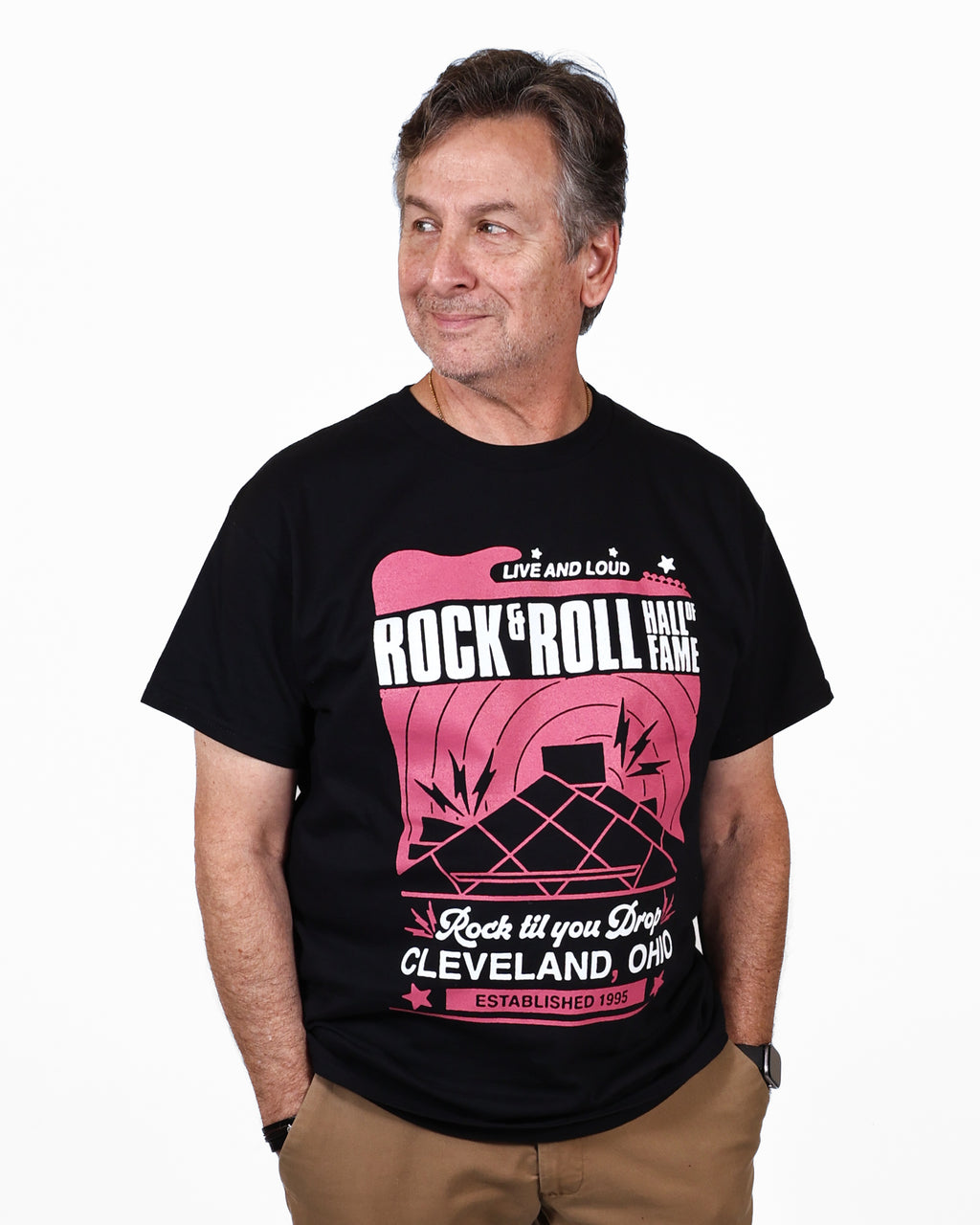 ROCK HALL ROCK POSTER T-SHIRT