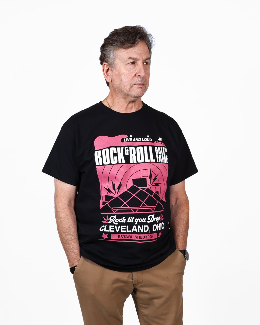 ROCK HALL ROCK POSTER T-SHIRT