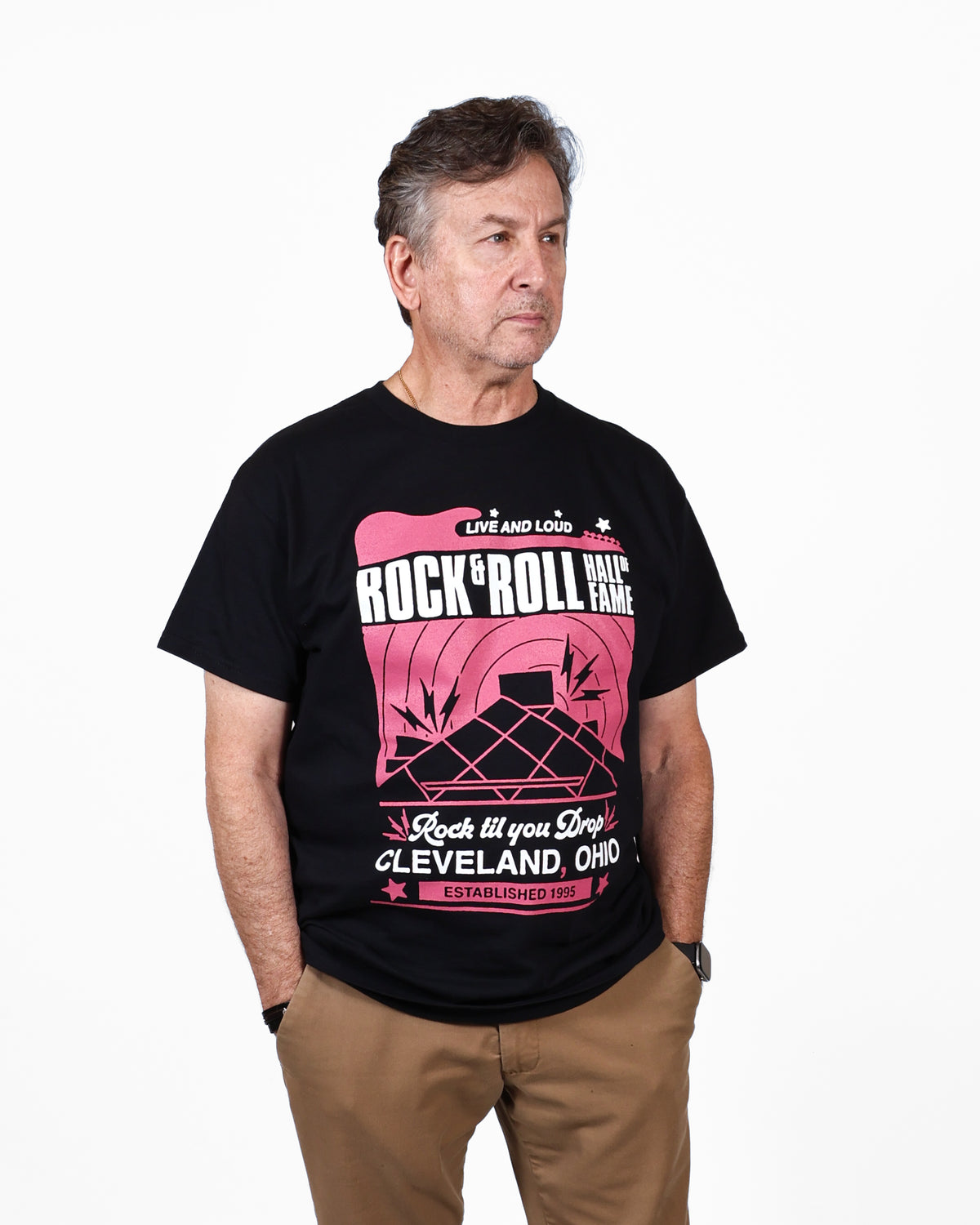 ROCK HALL ROCK POSTER T-SHIRT