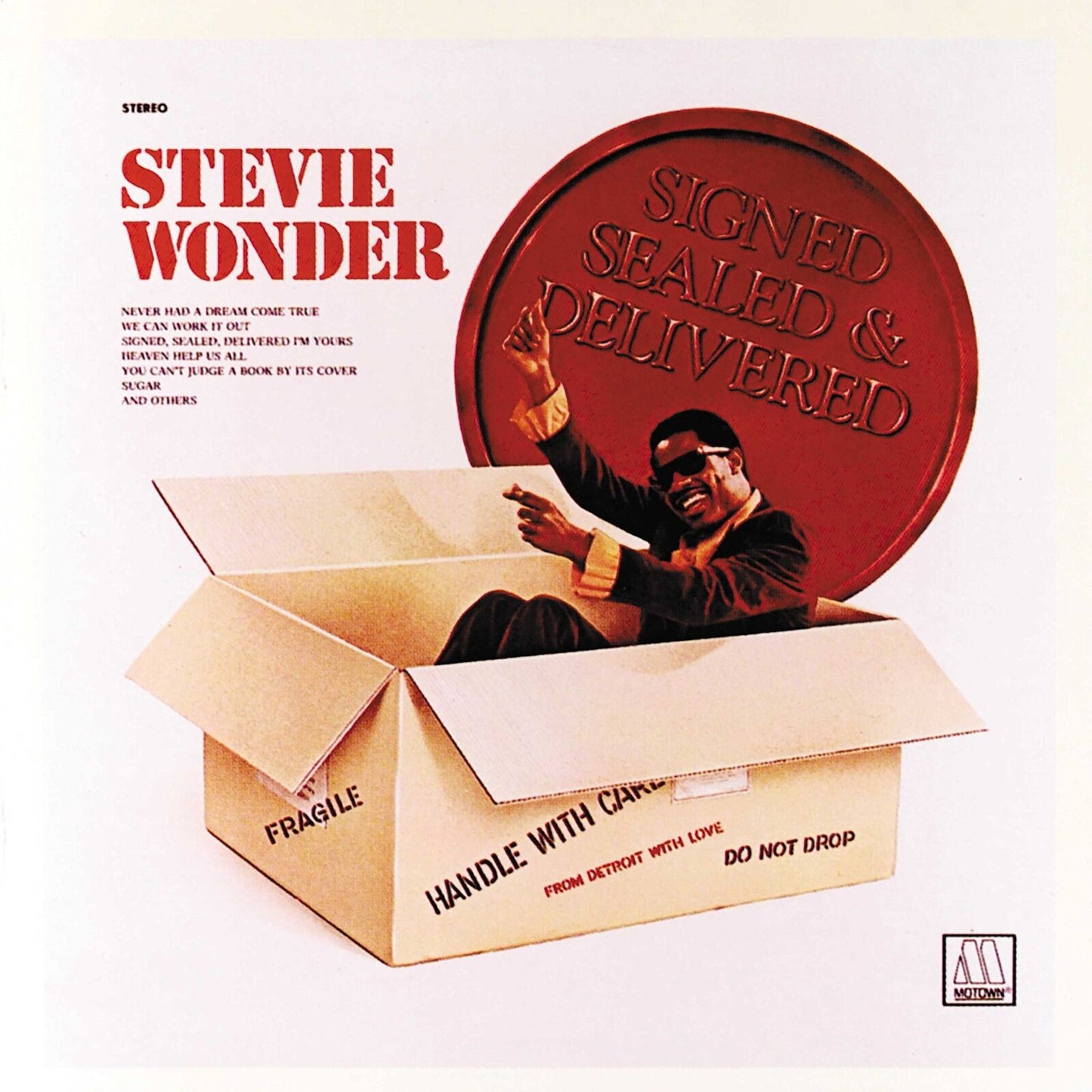STEVIE WONDER - SIGNED, SEALED & DELIVERED - VINYL LP