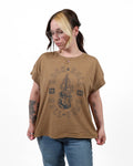 ROCK HALL SNAKE FITTED T-SHIRT