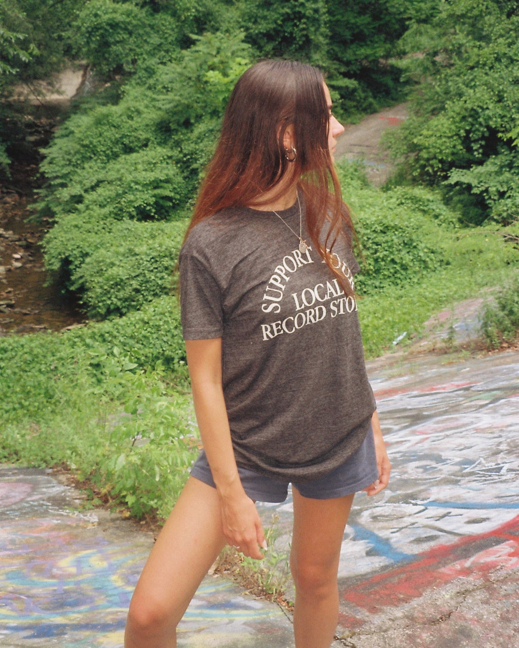 ROCK HALL SUPPORT YOUR LOCAL RECORD STORE T-SHIRT