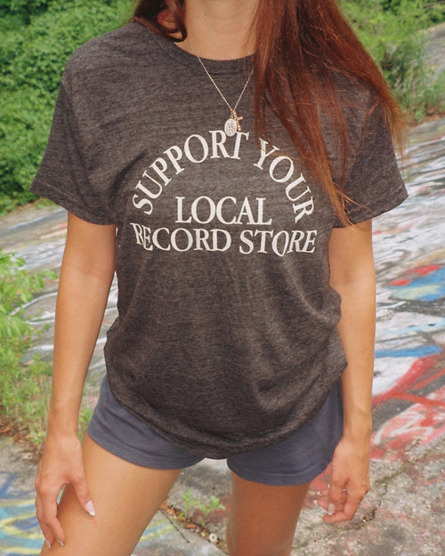 ROCK HALL SUPPORT YOUR LOCAL RECORD STORE T-SHIRT
