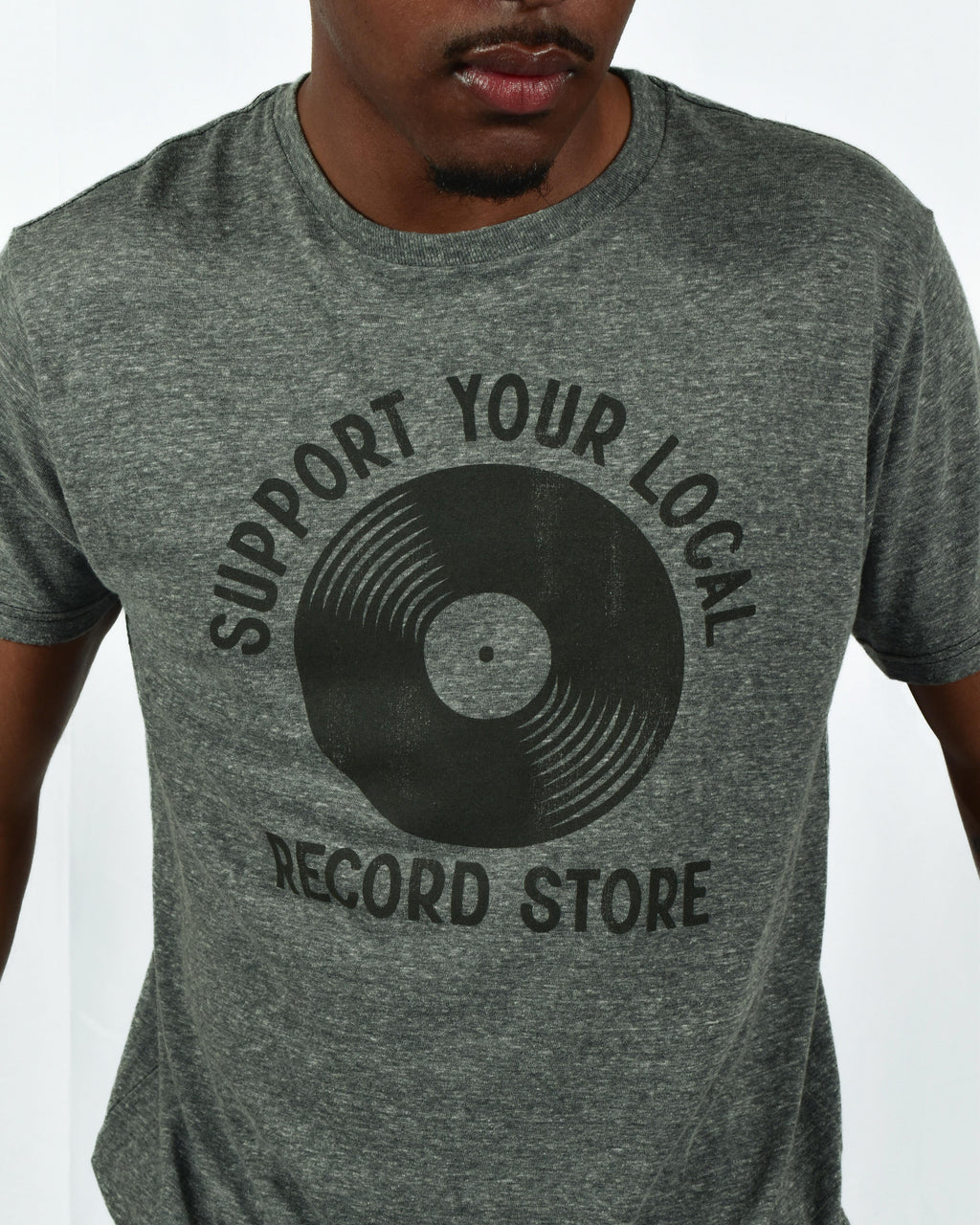 ROCK HALL SUPPORT YOUR LOCAL RECORD STORE GRAPHIC T-SHIRT