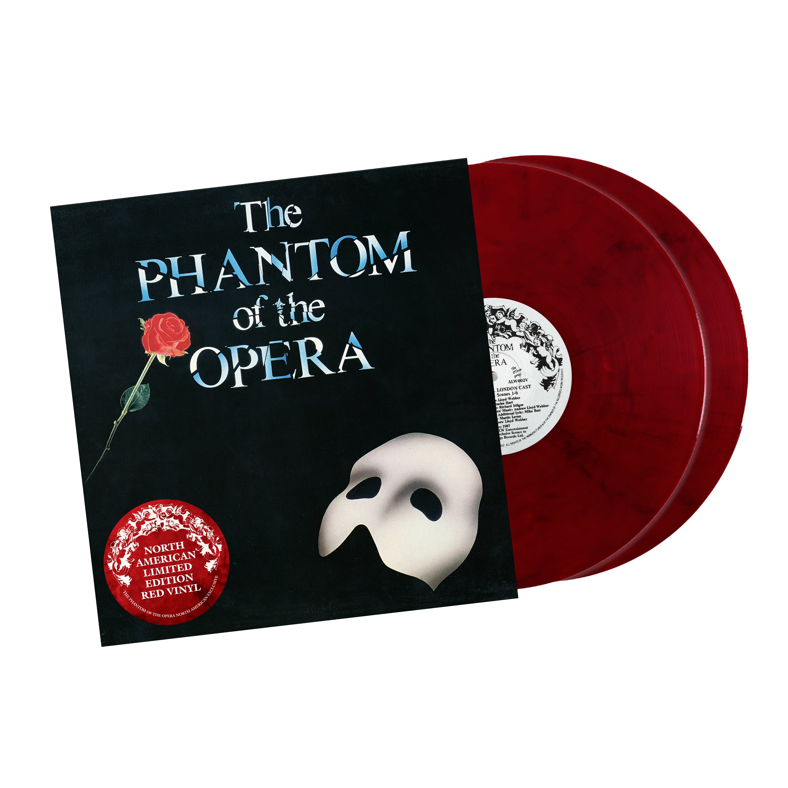 ORIGINAL CAST RECORDING - THE PHANTOM OF THE OPERA - RED COLOR - 2-LP - VINYL LP
