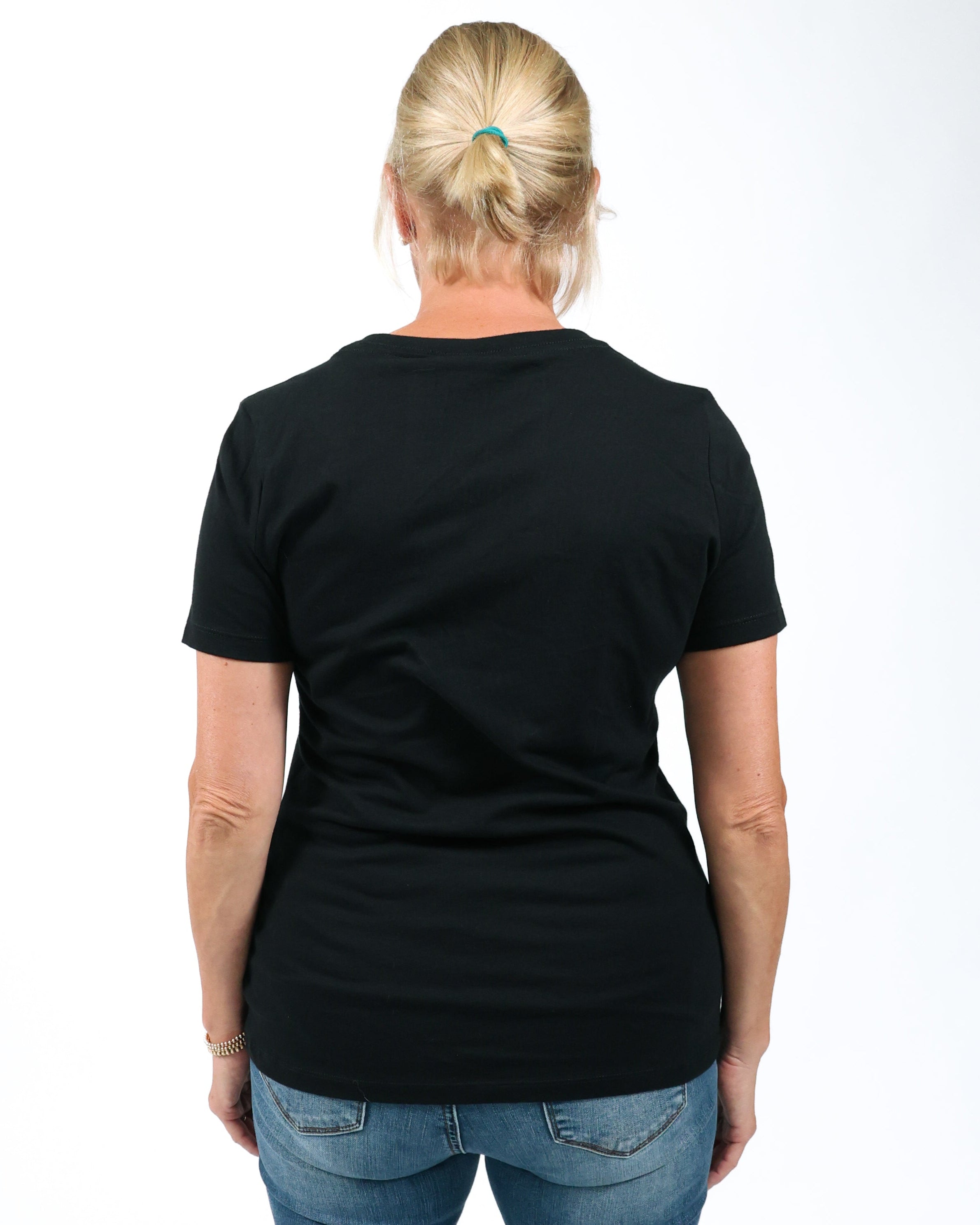 THE BLUES BROTHERS - SILHOUETTE V-NECK T-SHIRT