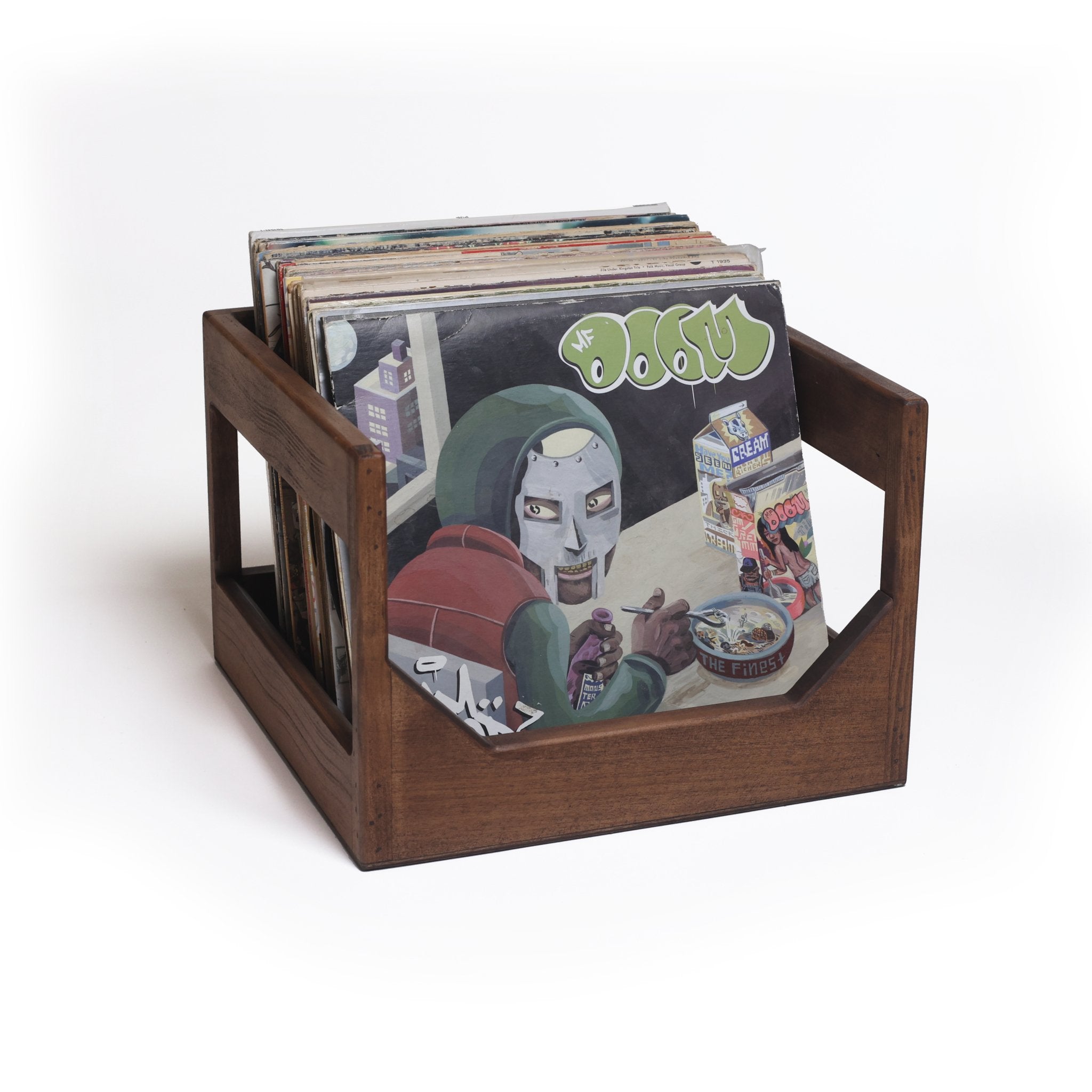 WICKERWOODWORKS - THE CUBE : 12" VINYL STORAGE CRATE