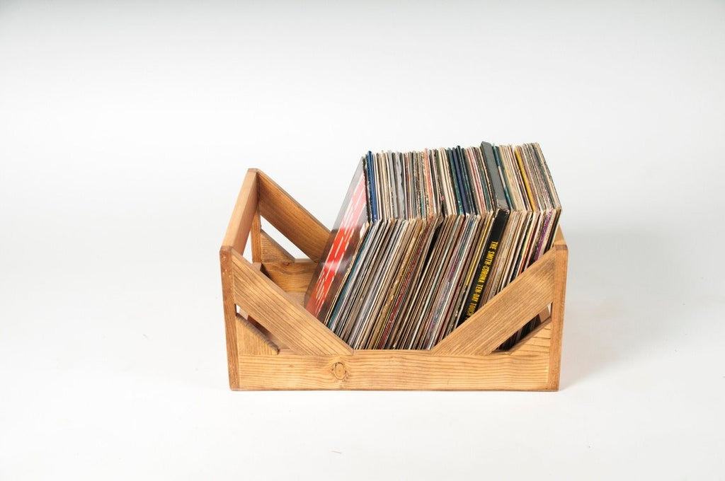 WICKERWOODWORKS - 12 INCH VINYL RECORD CRATE