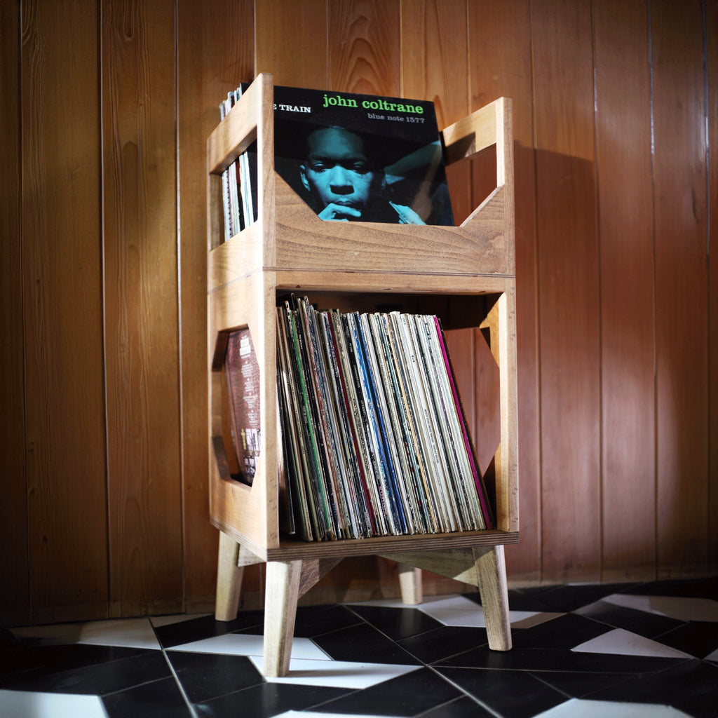 WICKERWOODWORKS - THE DELUXE JR. VINYL RECORD STORAGE