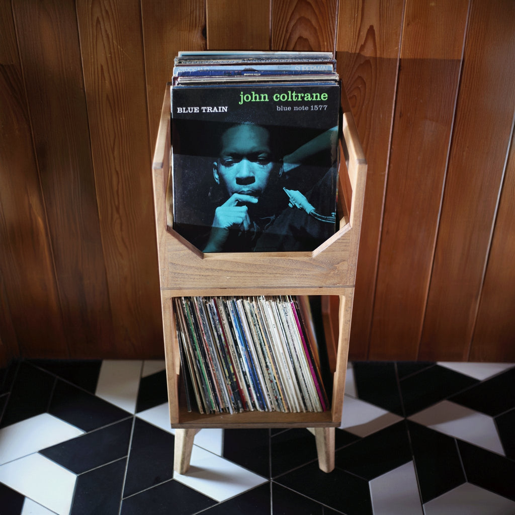 WICKERWOODWORKS - THE DELUXE JR. VINYL RECORD STORAGE