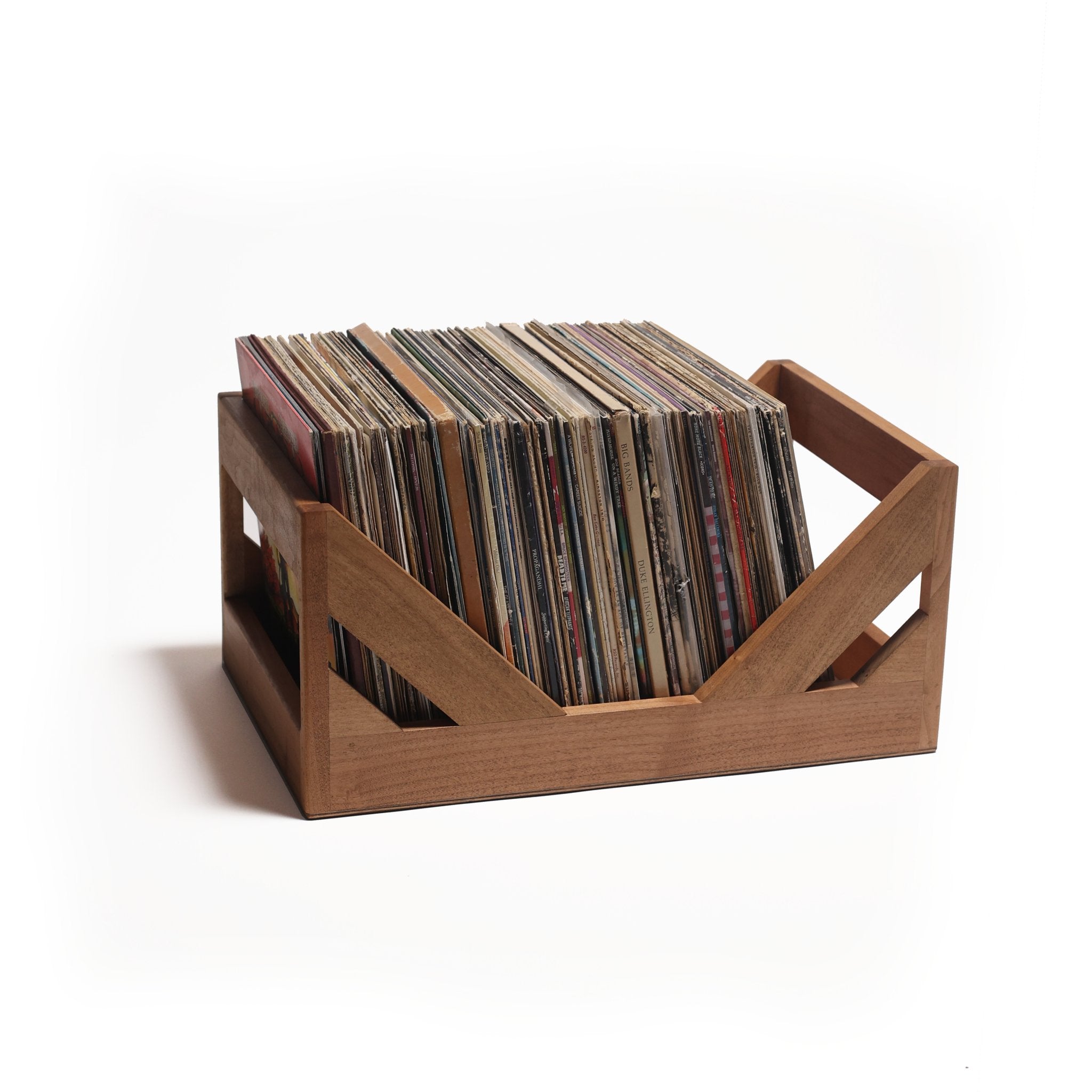 WICKERWOODWORKS - 12 INCH VINYL RECORD CRATE