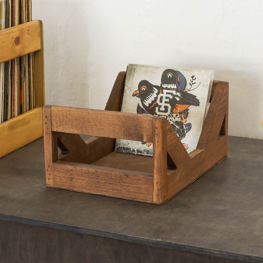 WICKERWOODWORKS - 7 INCH VINYL RECORD CRATE