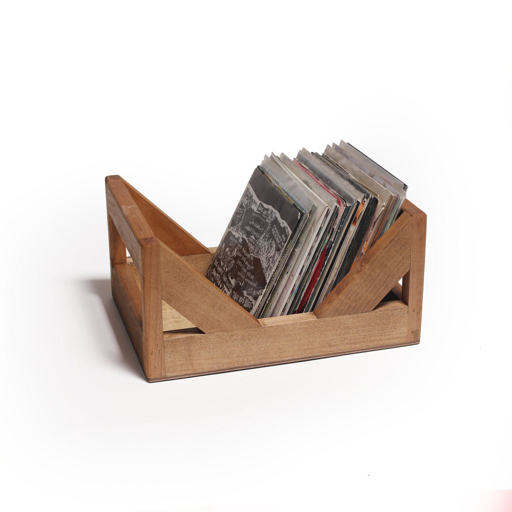 WICKERWOODWORKS - 7 INCH VINYL RECORD CRATE