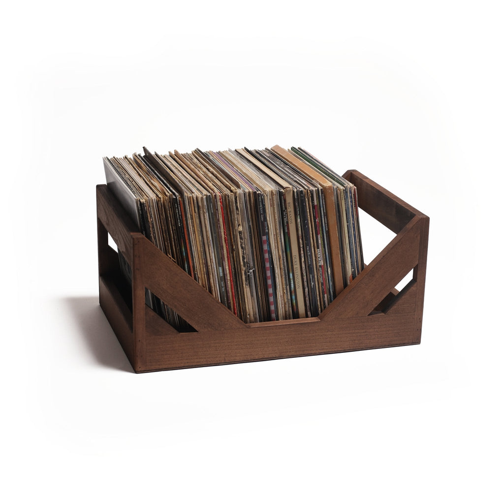 WICKERWOODWORKS - 12 INCH VINYL RECORD CRATE