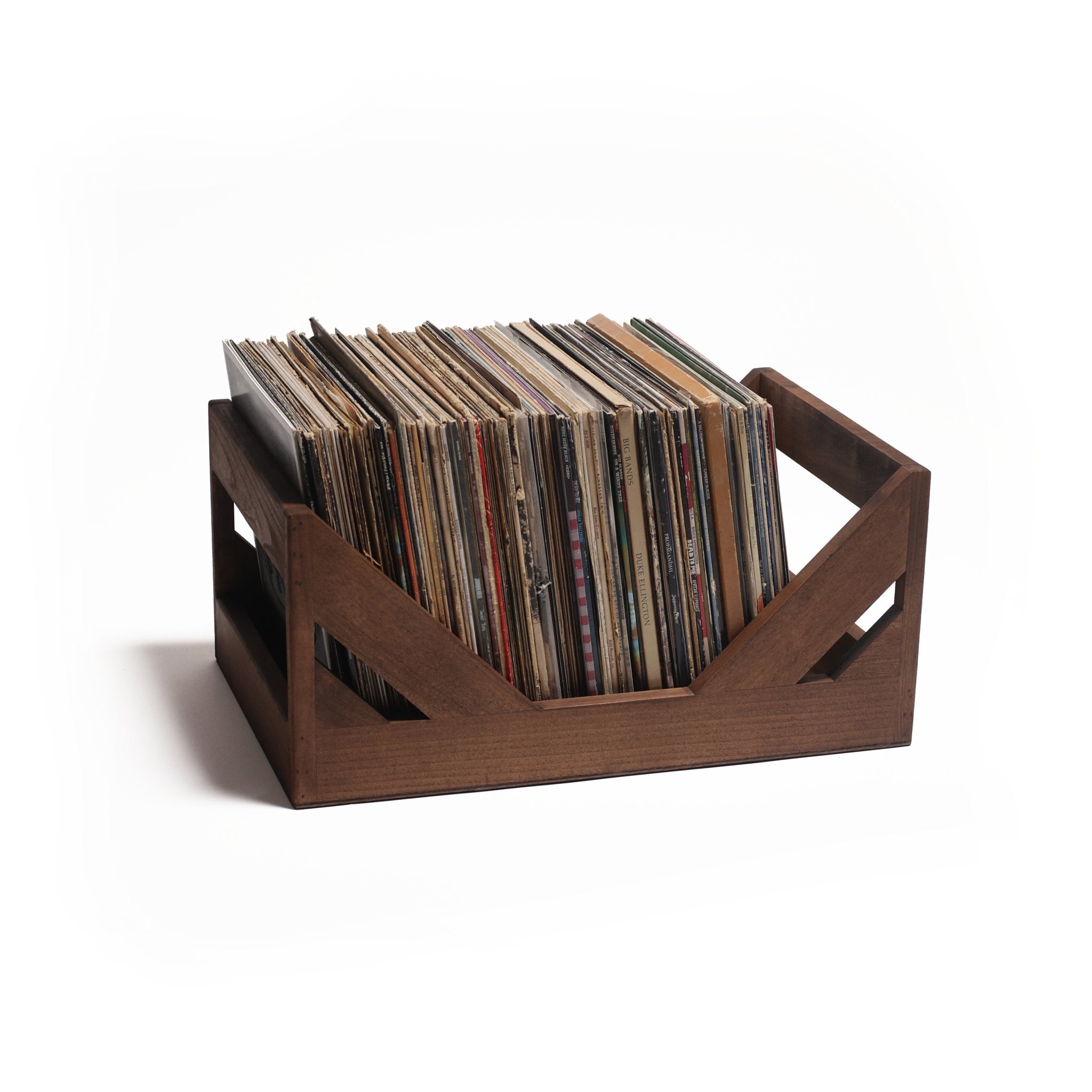 WICKERWOODWORKS - 12 INCH VINYL RECORD CRATE