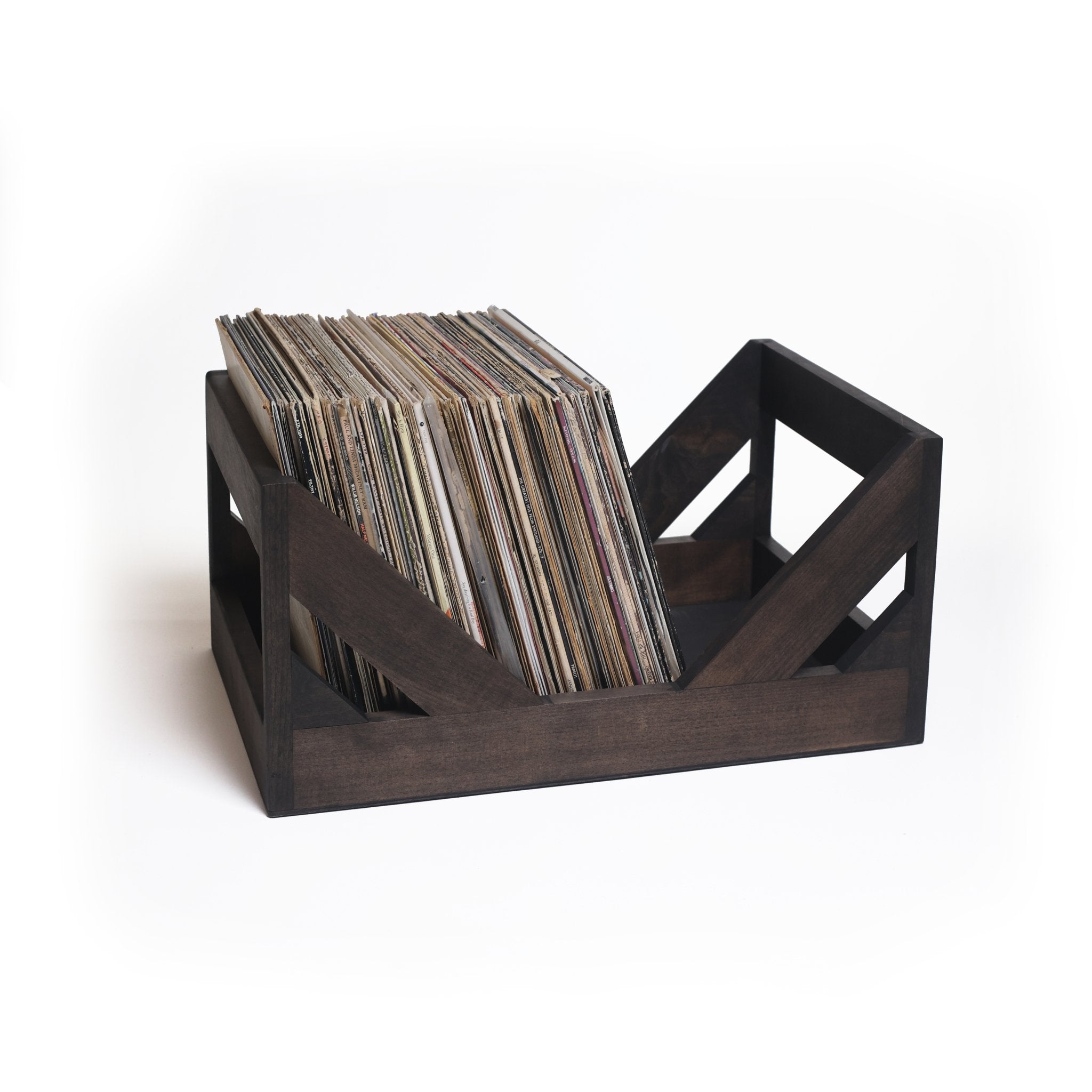 WICKERWOODWORKS - 12 INCH VINYL RECORD CRATE