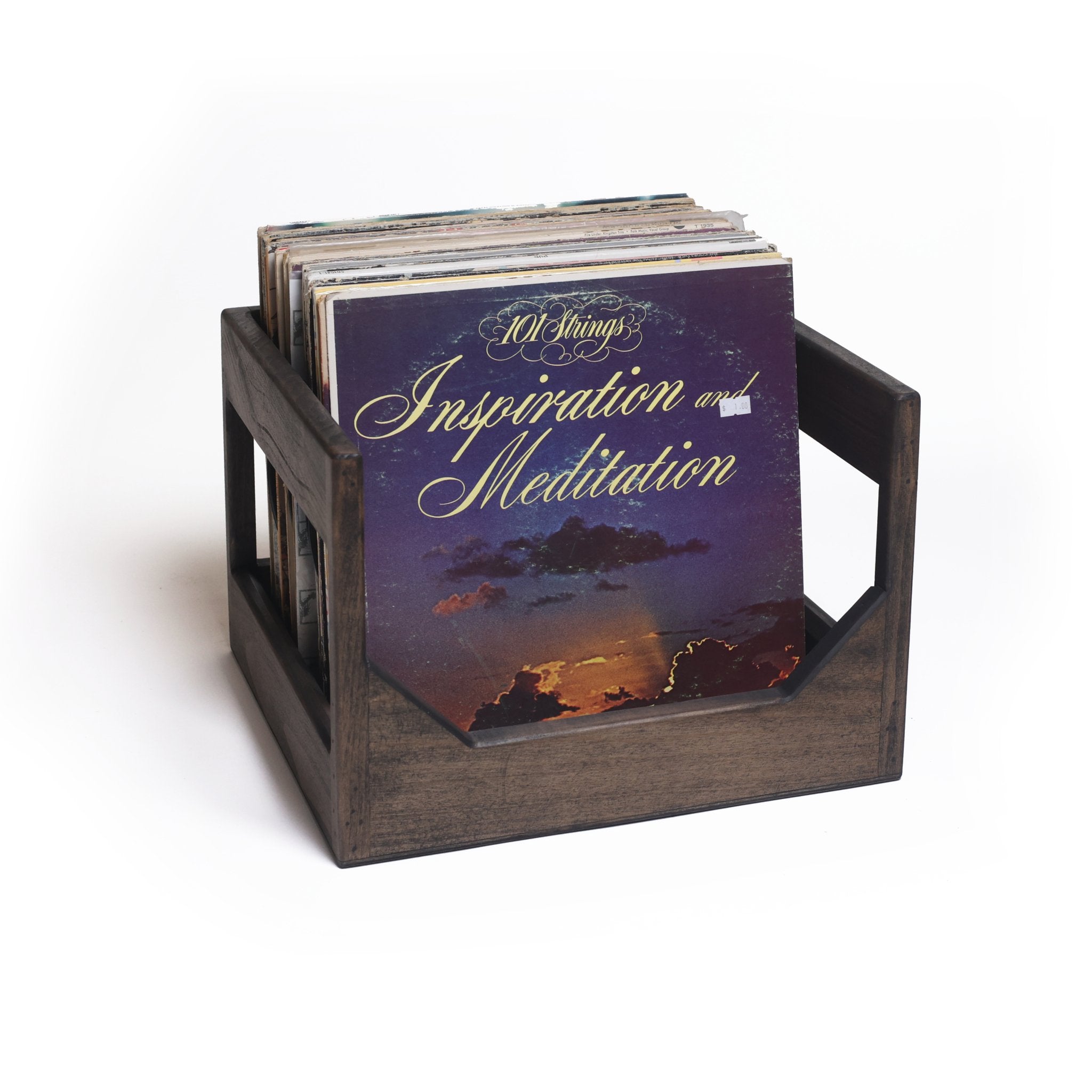 WICKERWOODWORKS - THE CUBE : 12" VINYL STORAGE CRATE