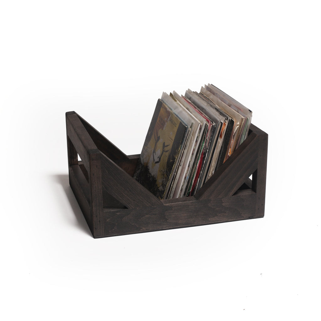 WICKERWOODWORKS - 7 INCH VINYL RECORD CRATE