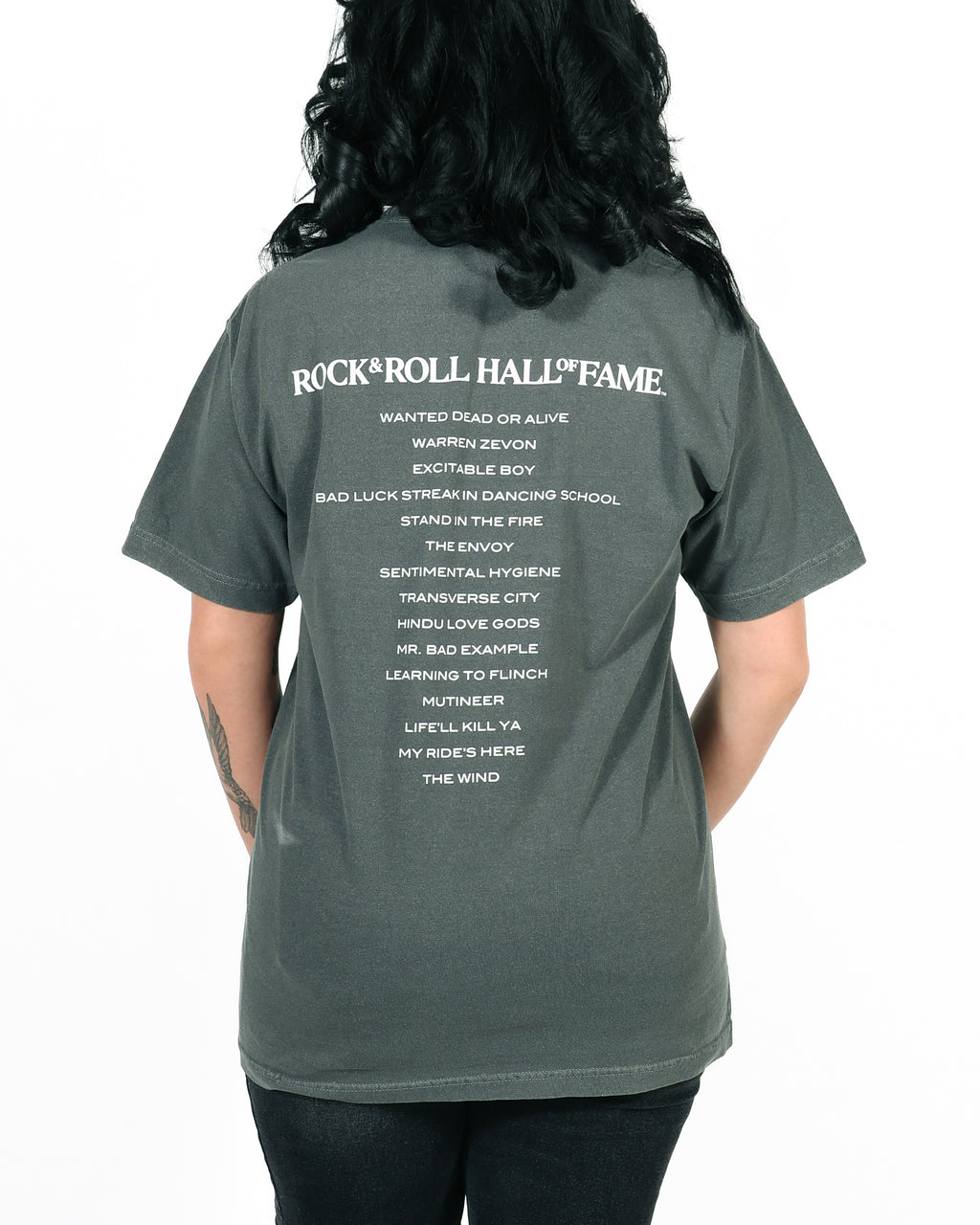 ROCK HALL 2025 x WARREN ZEVON - ALBUMS T-SHIRT